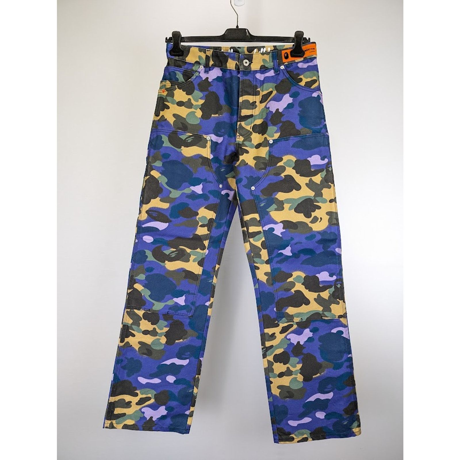 Bape × Heron Preston o1rshd1 Camou Worker Pant Camouflage in Multicolor Size US 32 / EU 48 - 3 Thumbnail