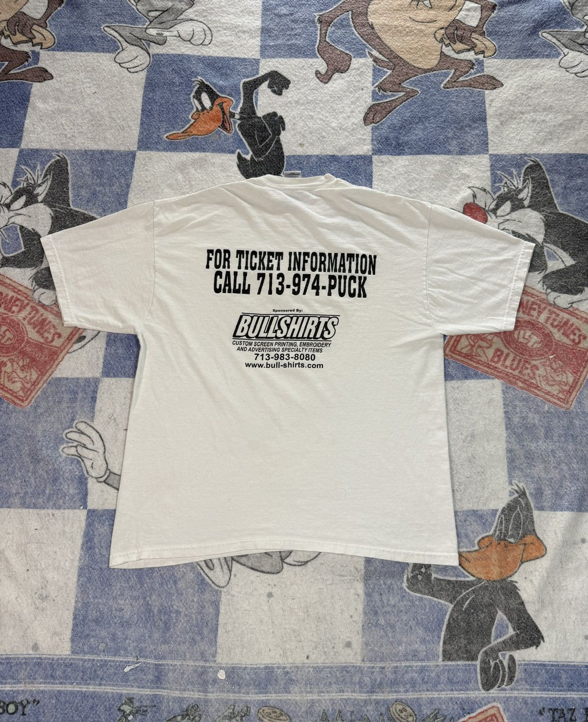 NHL Vintage houston aeros hockey tee Size US L / EU 52-54 / 3 - 3 Thumbnail