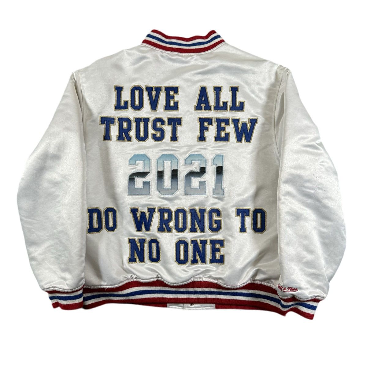 Mitchell & Ness × Supreme Supreme x Mitchell & Ness Satin Varsity Jacket Size US L / EU 52-54 / 3 - 2 Thumbnail