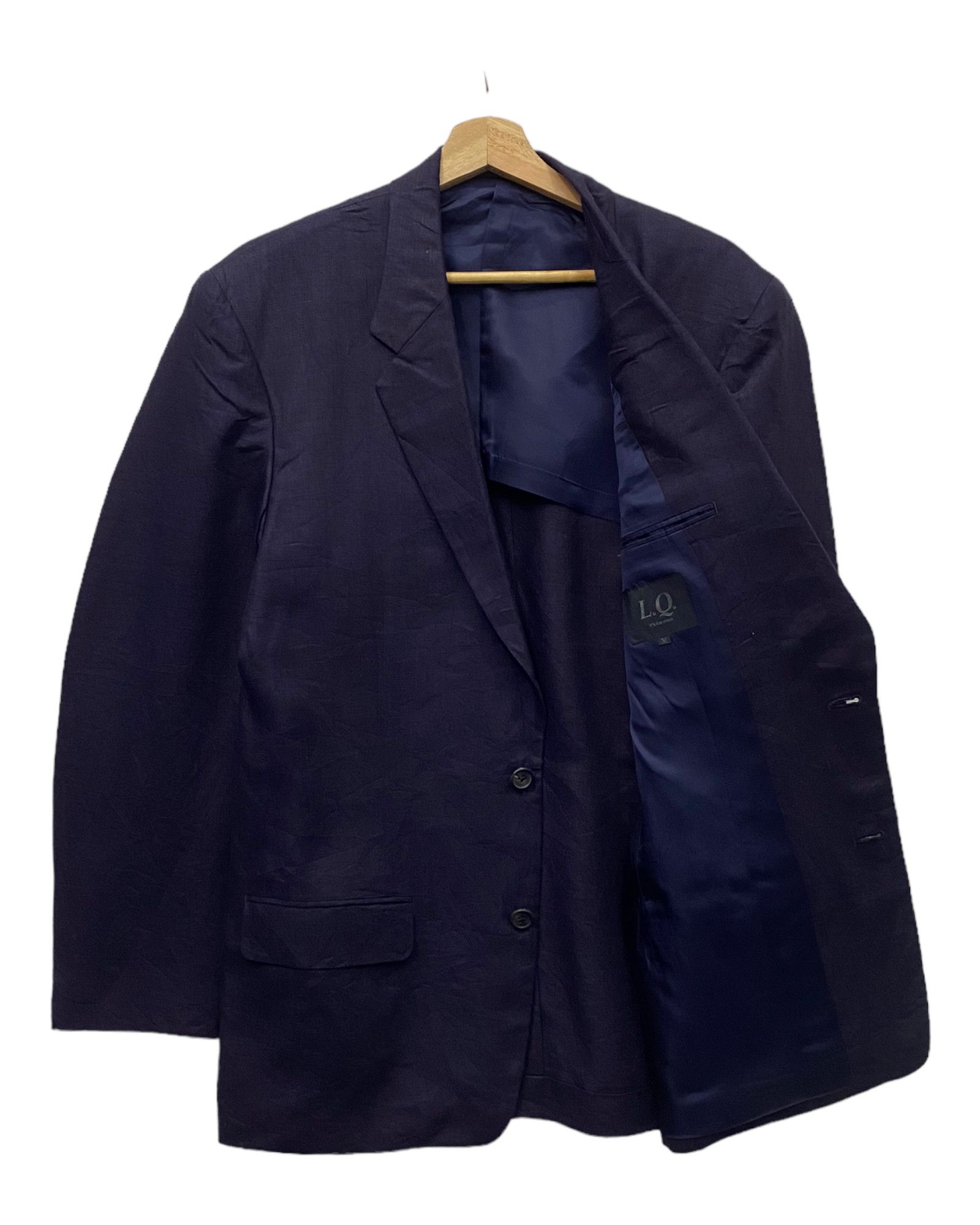 Y's × Y's for Men × Yohji Yamamoto 🔥Ys For Men L.Q Rare Color Dark Purple Blazer Coat Size US M / EU 48-50 / 2 - 6 Thumbnail