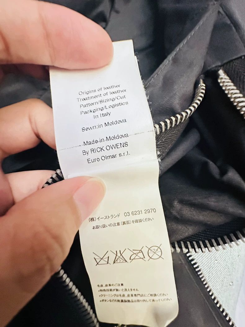Rick Owens Rick Owens size 36 Black leather jacket Size US M / EU 48-50 / 2 - 8 Thumbnail