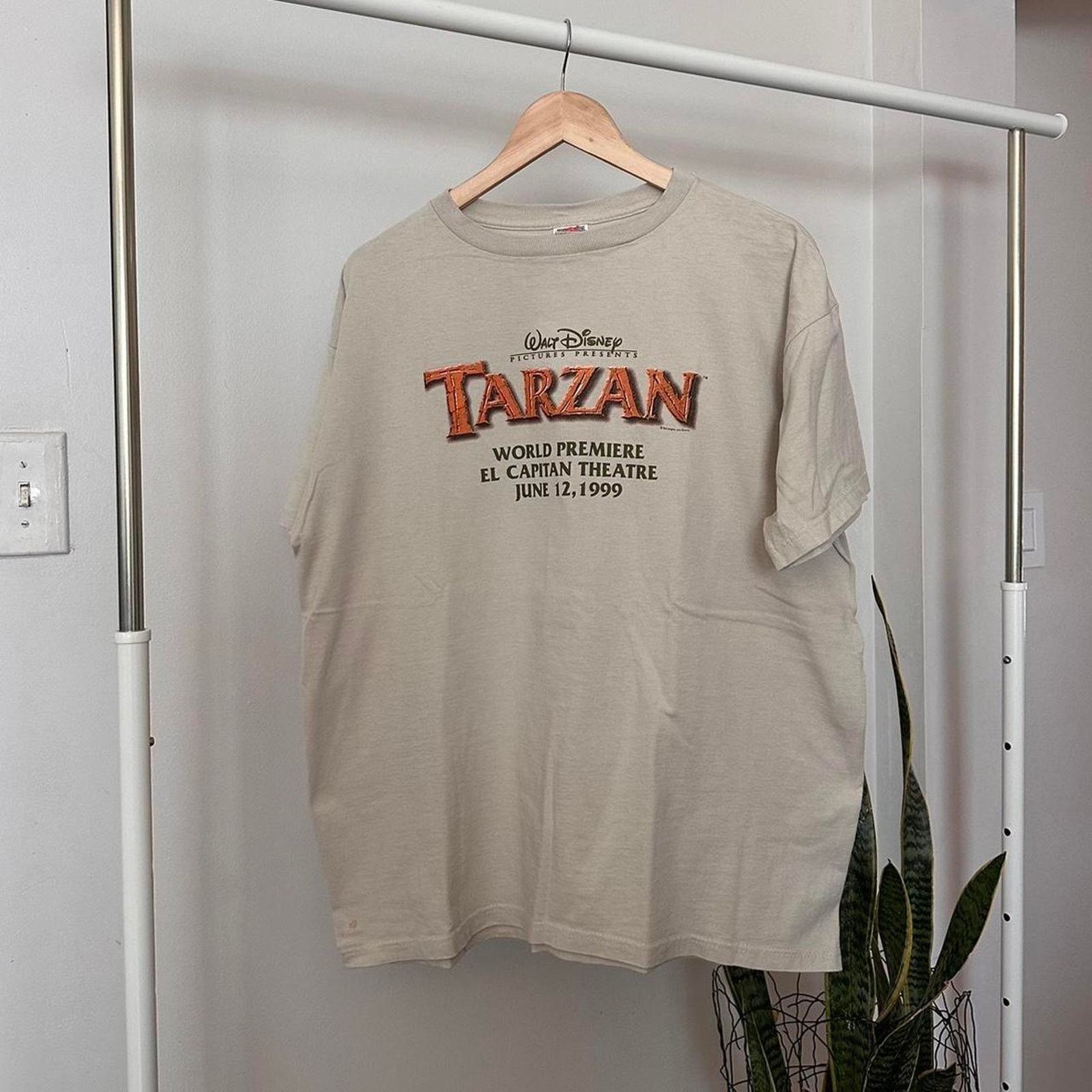 Disney × Fruit Of The Loom × Vintage Vintage 1999 Tarzan Movie Promo Shirt  | Grailed