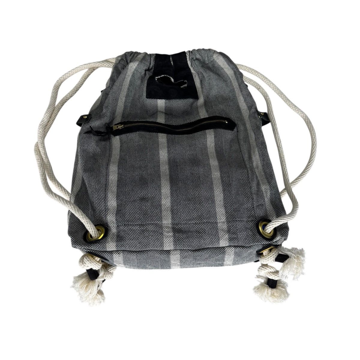 Japanese Brand ☀️HEARTIES HICKORY DRAWSRTING BACKPACK Size ONE SIZE - 3 Thumbnail