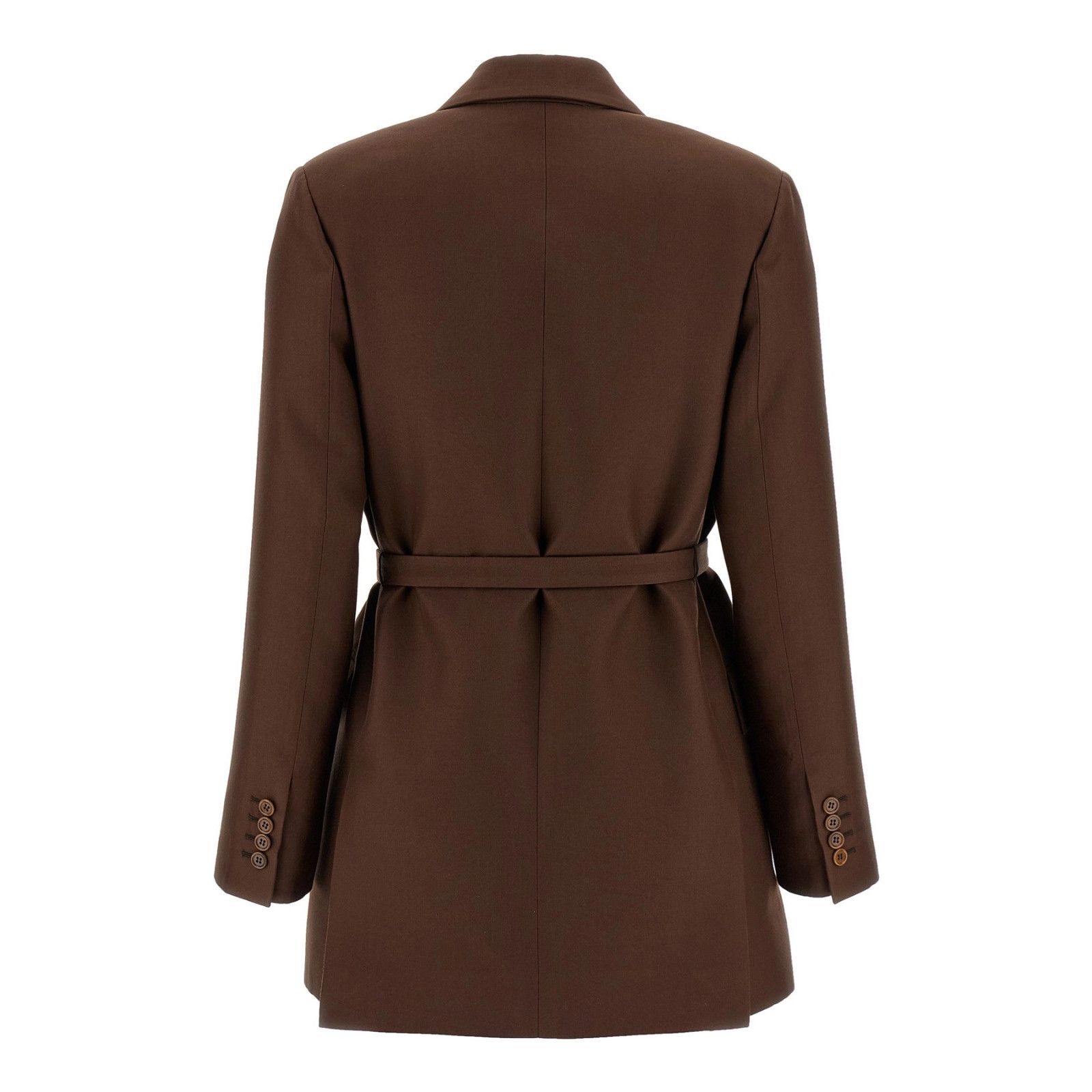Brioni BRIONI Prisca Brown Silk Blazer Jacket New & Authentic (Wome Size S / US 4 / IT 40 - 2 Thumbnail