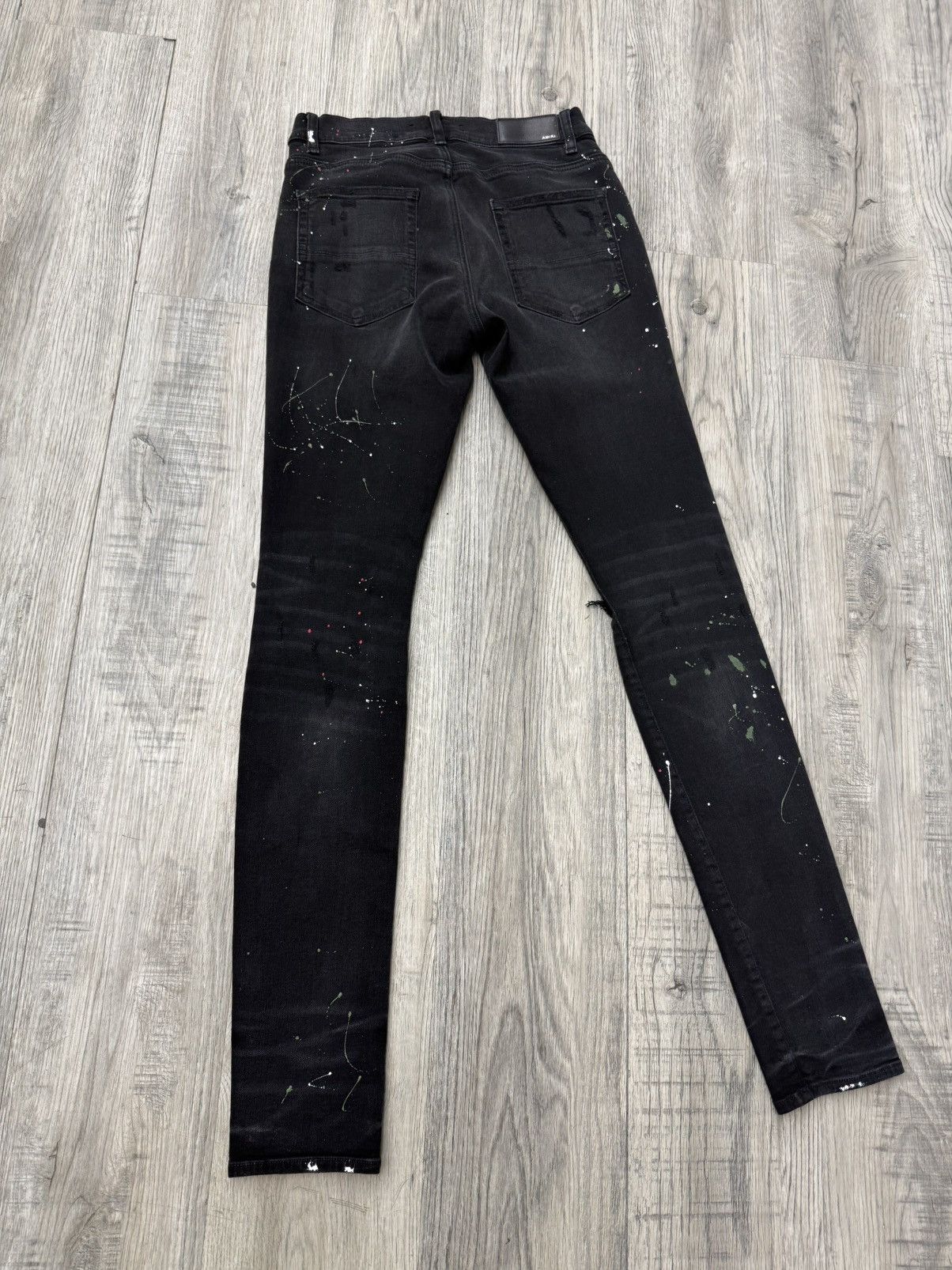 Amiri Amiri Feature Distressed Denim - Paint Splatter Accents Size US 29 - 2 Thumbnail