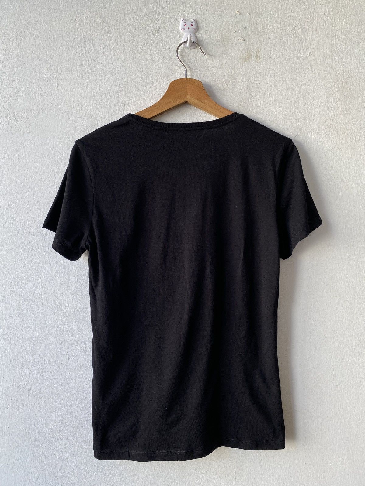Karl Lagerfeld 2000s - Karl Lagerfeld Logo Black T Shirt Size S / US 4 / IT 40 - 4 Thumbnail