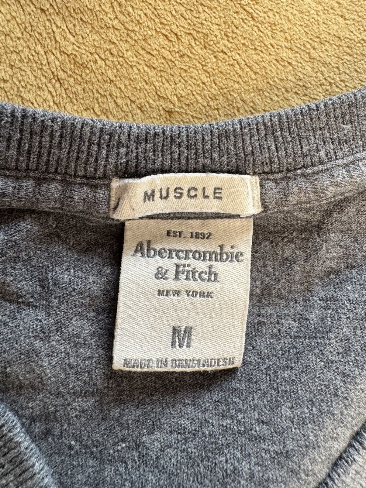Abercrombie & Fitch ABERCROMBIE & FITCH NEW YORK VINTAGE QUALITY TEE SHIRT Size US M / EU 48-50 / 2 - 3 Thumbnail