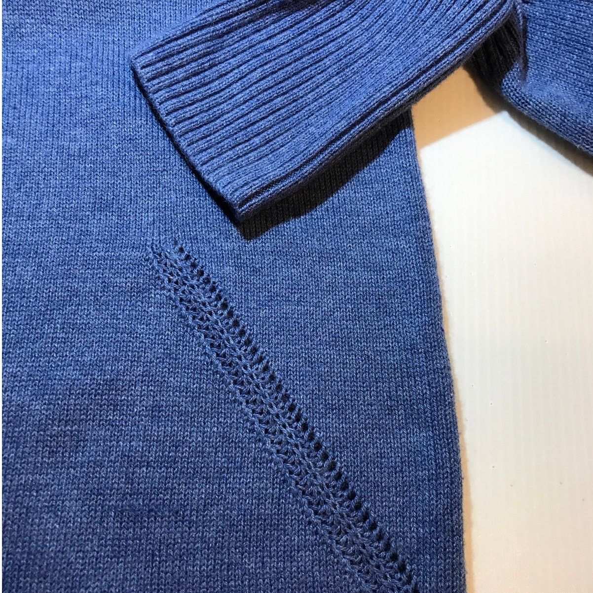 Other Talbots Blue High Neck Long Sleeve Sweater MP Size M / US 6-8 / IT 42-44 - 7 Thumbnail