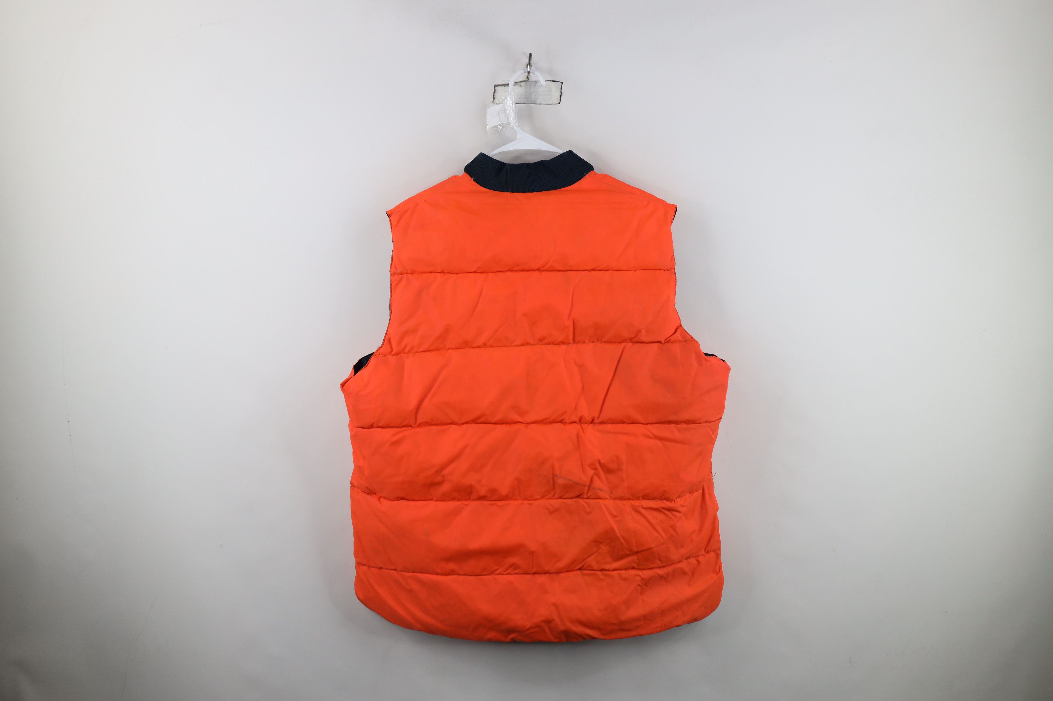 Vintage Vintage 70s Streetwear Reversible Puffer Vest Jacket Size US XL / EU 56 / 4 - 15 Thumbnail
