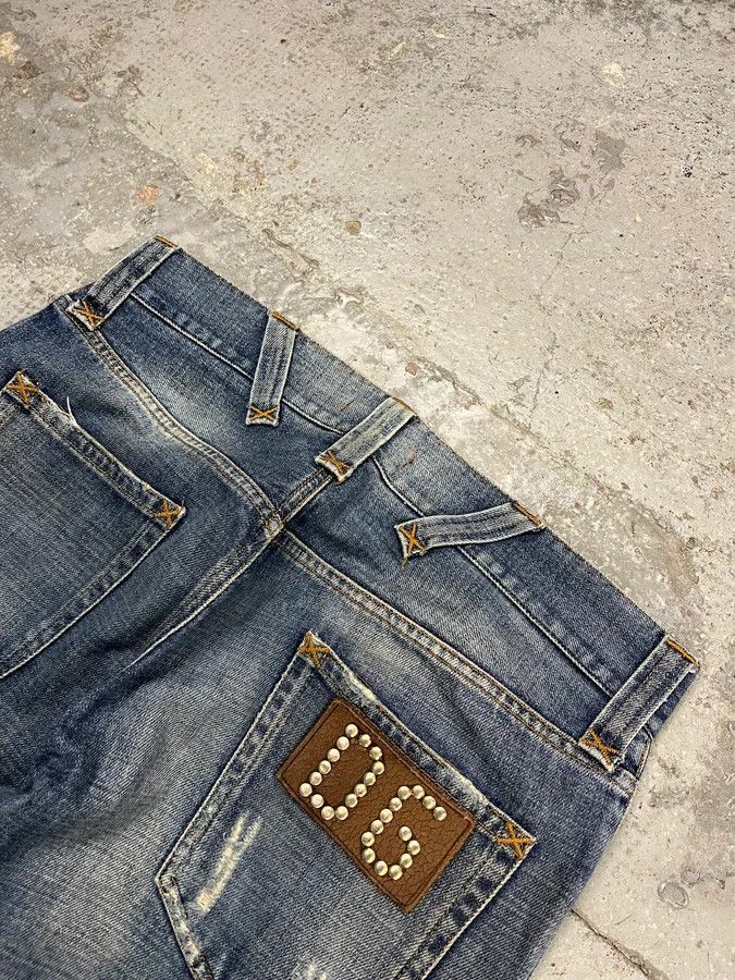 Dolce & Gabbana 2000s Dolce & Gabbana Distressed Blue Denim Jeans Size US 32 / EU 48 - 9 Thumbnail