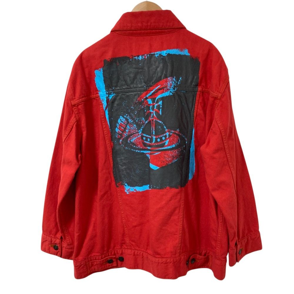 Vivienne Westwood Vivienne Westwood Vivienne Westwood Anglomania Denim Jacket Textile Outerwear 15-01-491005 DUTY FREE for USA Size ONE SIZE - 1 Thumbnail