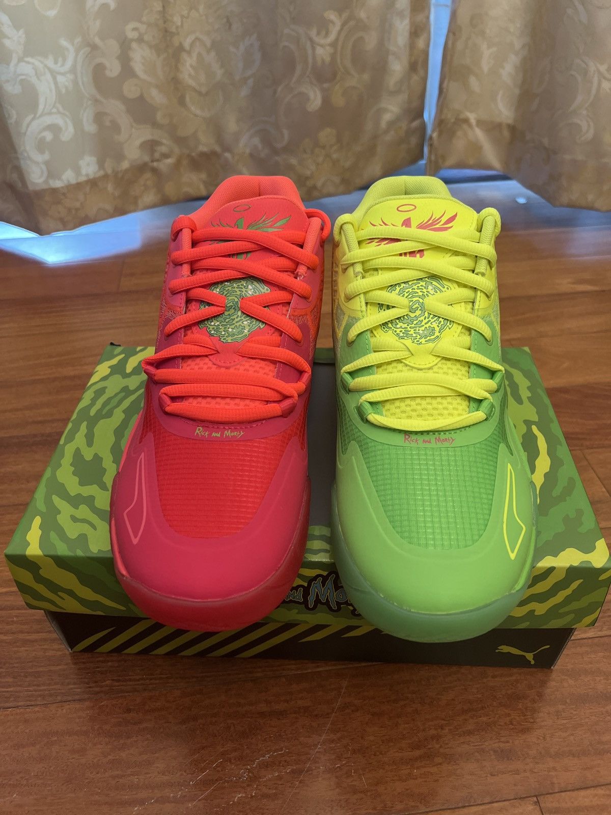 Nike Rick & Morty MB 01 Lamelo Ball Size US 8.5 / EU 41-42 - 5 Thumbnail
