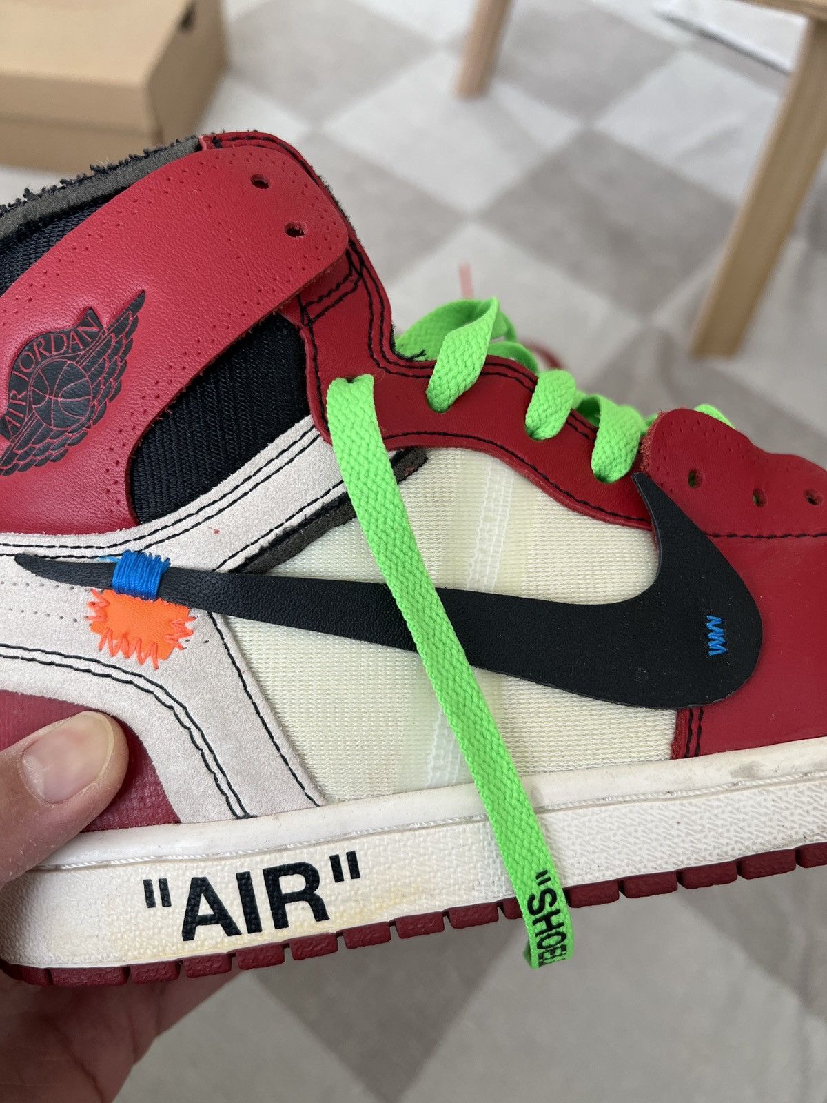 Jordan Brand × Off-White Jordan 1 x off white chicago Size US 8.5 / EU 41-42 - 3 Thumbnail