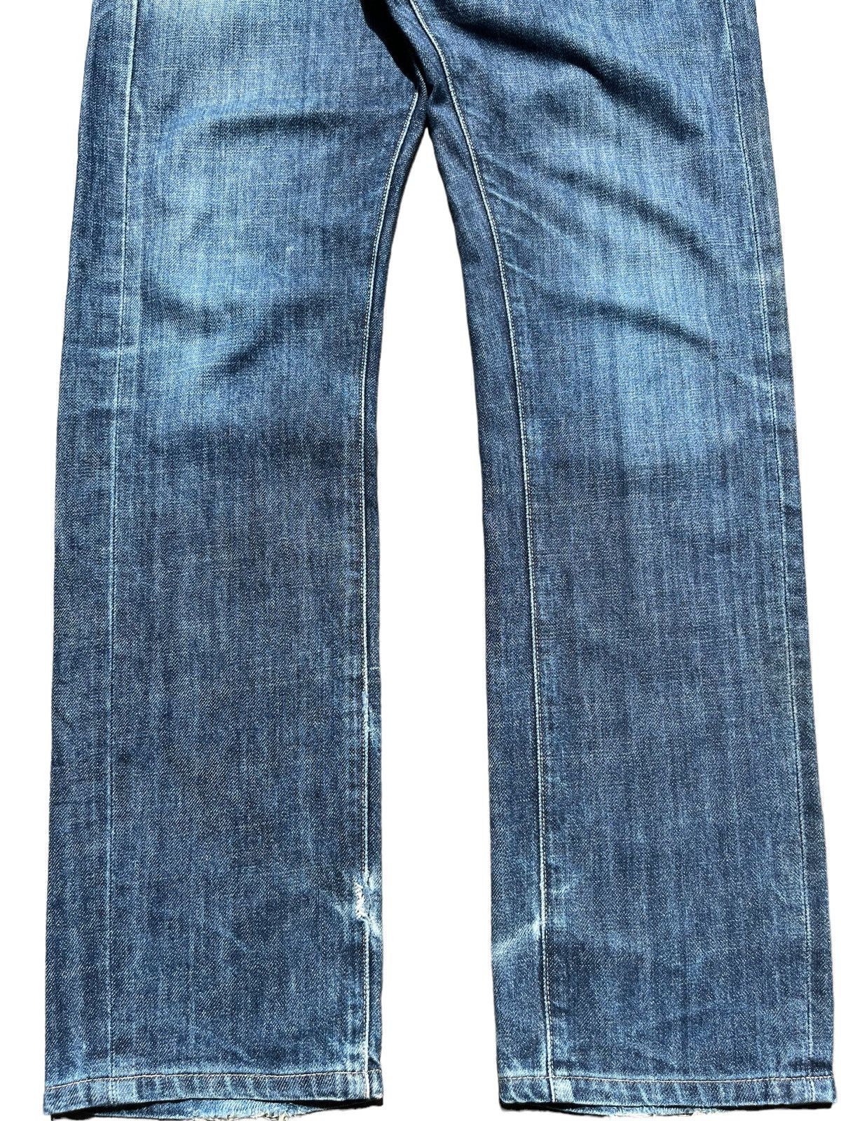 Levi's Vintage Levi’s Capital E Navy Washed Slim Straight Fit Jeans Size US 30 / EU 46 - 5 Thumbnail