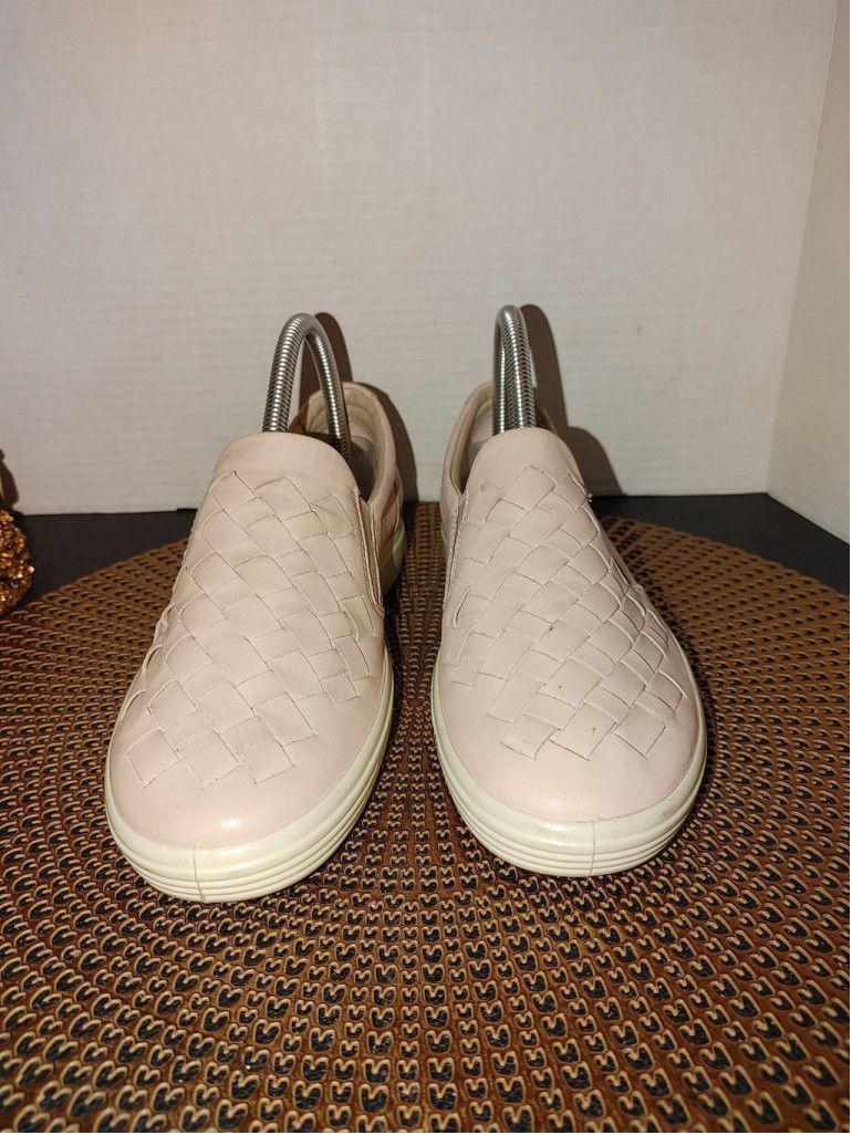 Ecco Ecco Leather Basket Weave Slip-ons Size 36 Size US 5.5 / IT 35.5 - 2 Thumbnail