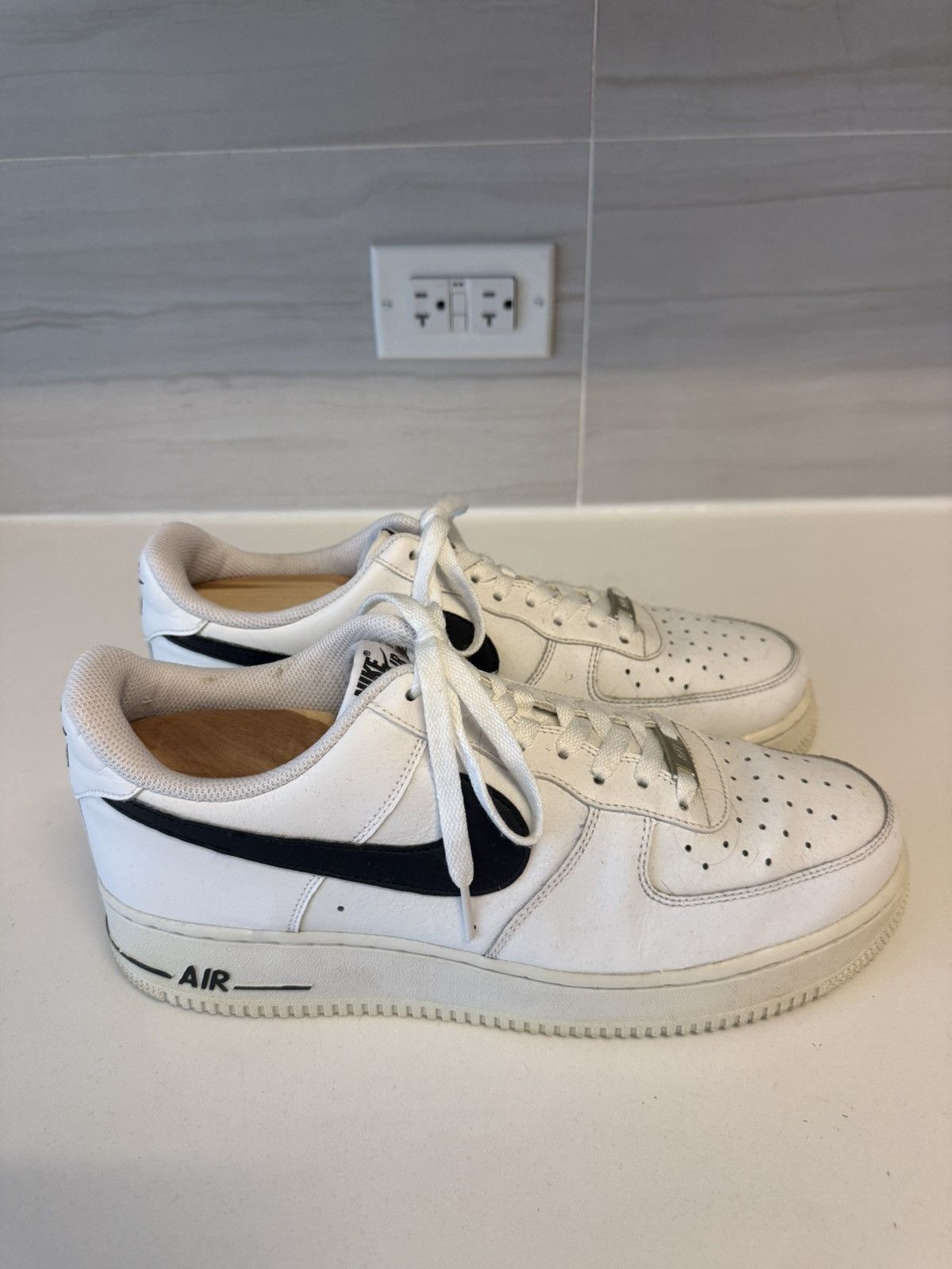 Nike Nike Air Force 1 Special Black Swoosh Size US 10 / EU 43 - 3 Thumbnail