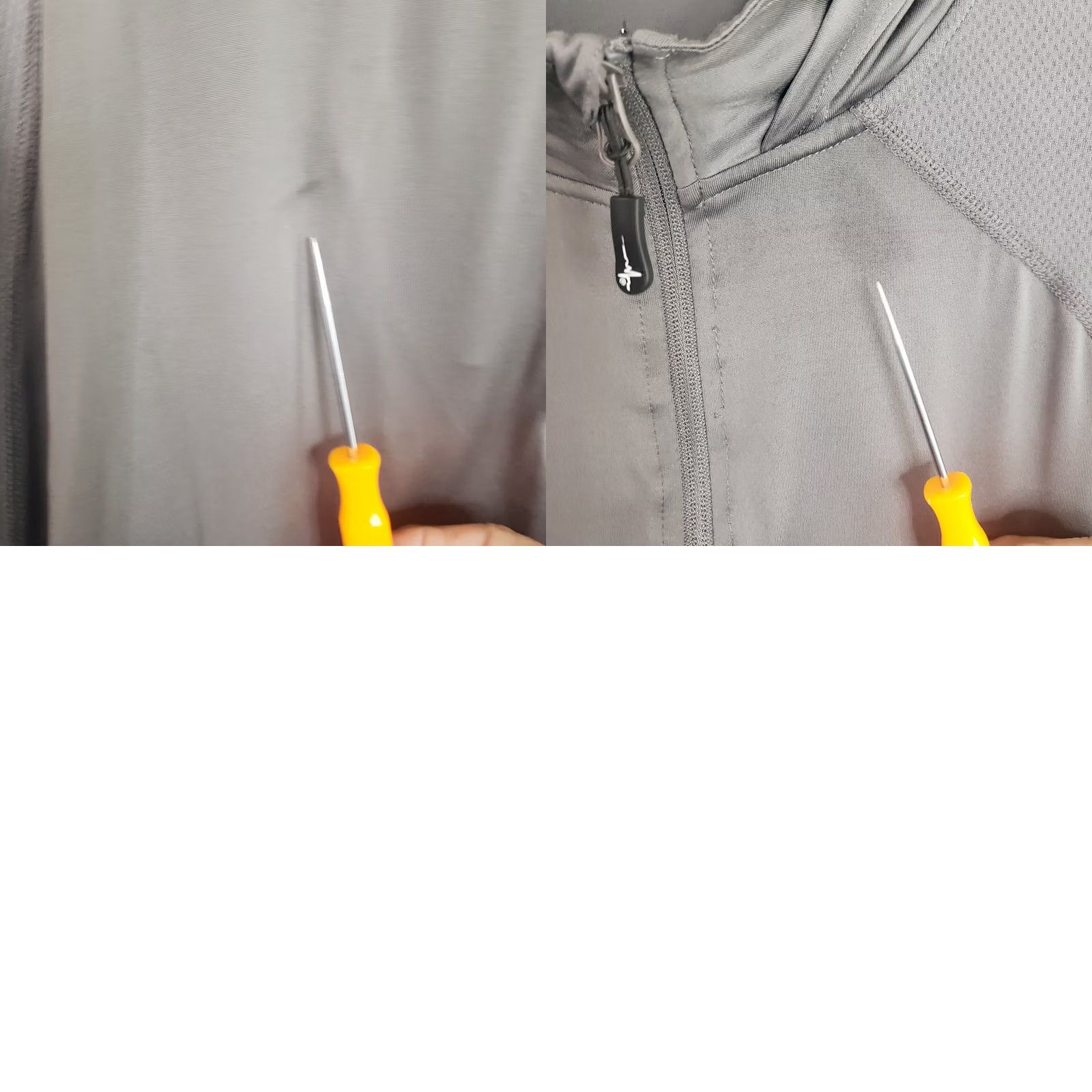 Habitat Habit Outdoors 1/4 Zip Hoodie Shirt LS 2XL Gray Logo Pullover Mock Neck Men Size US XXL / EU 58 / 5 - 10 Thumbnail