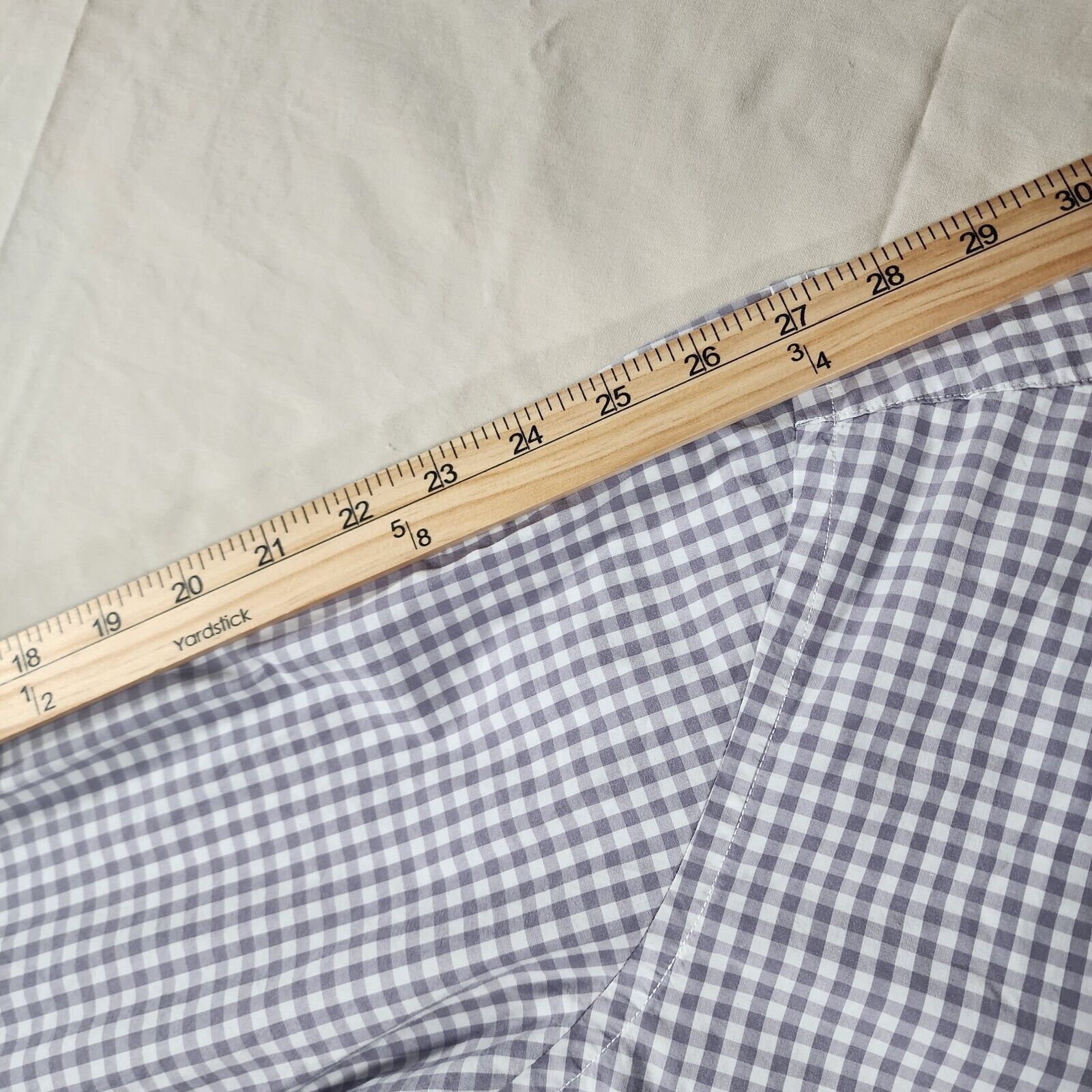 UNTUCKit Untuckit Shirt Mens XXL Gray Checkered Button Down Size US XXL / EU 58 / 5 - 8 Thumbnail
