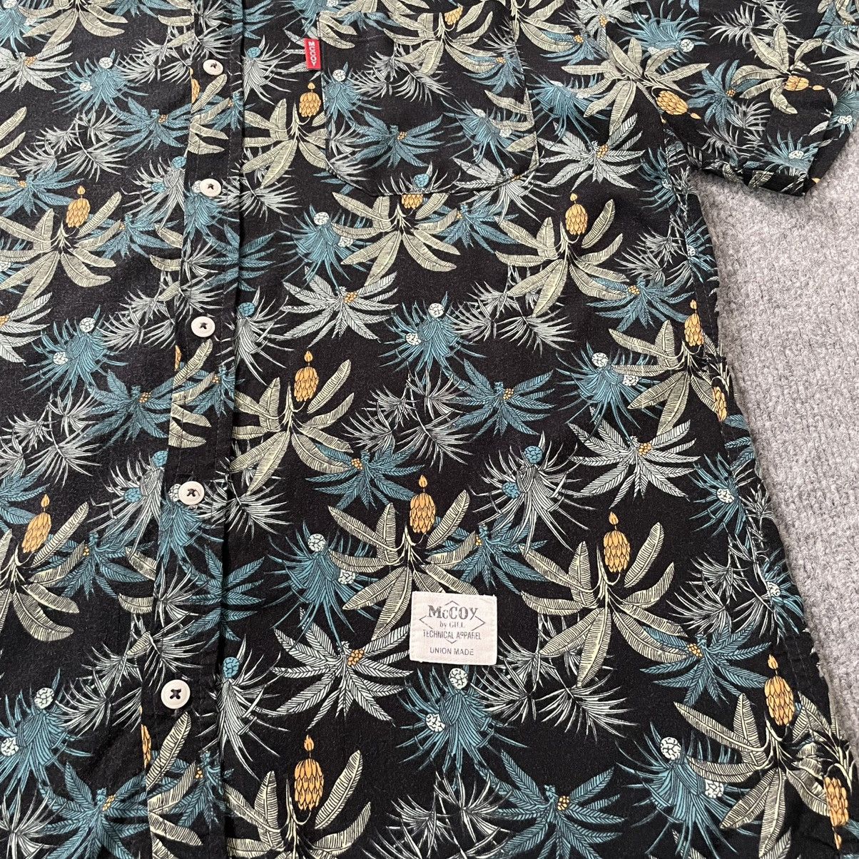 Japanese Brand The Real McCoy Hawaiian Shirt Botanical Printed Casual Size US M / EU 48-50 / 2 - 7 Thumbnail