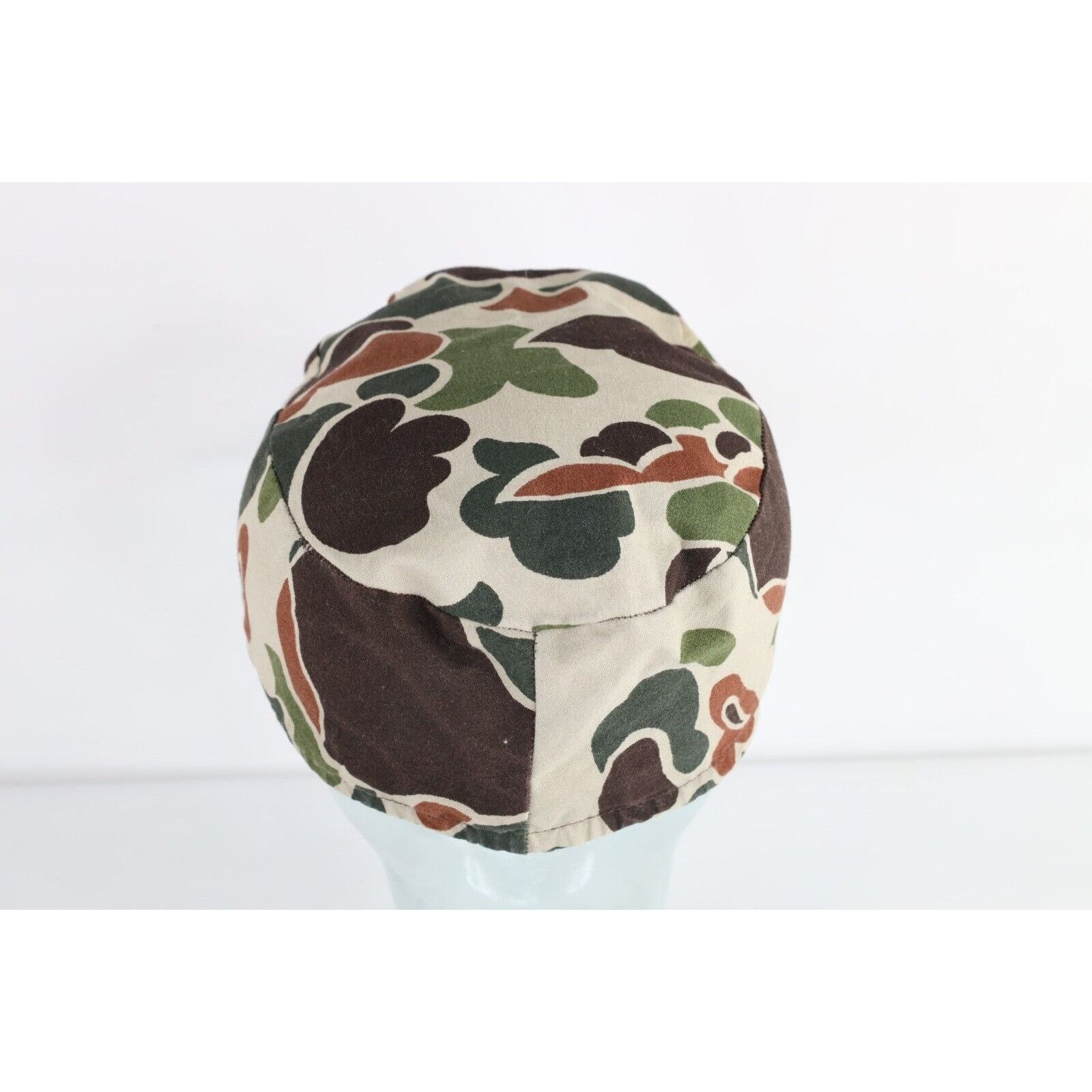 Vintage Vintage 70s 80s Frogskin Camouflage Military Style Hat Size ONE SIZE - 5 Thumbnail