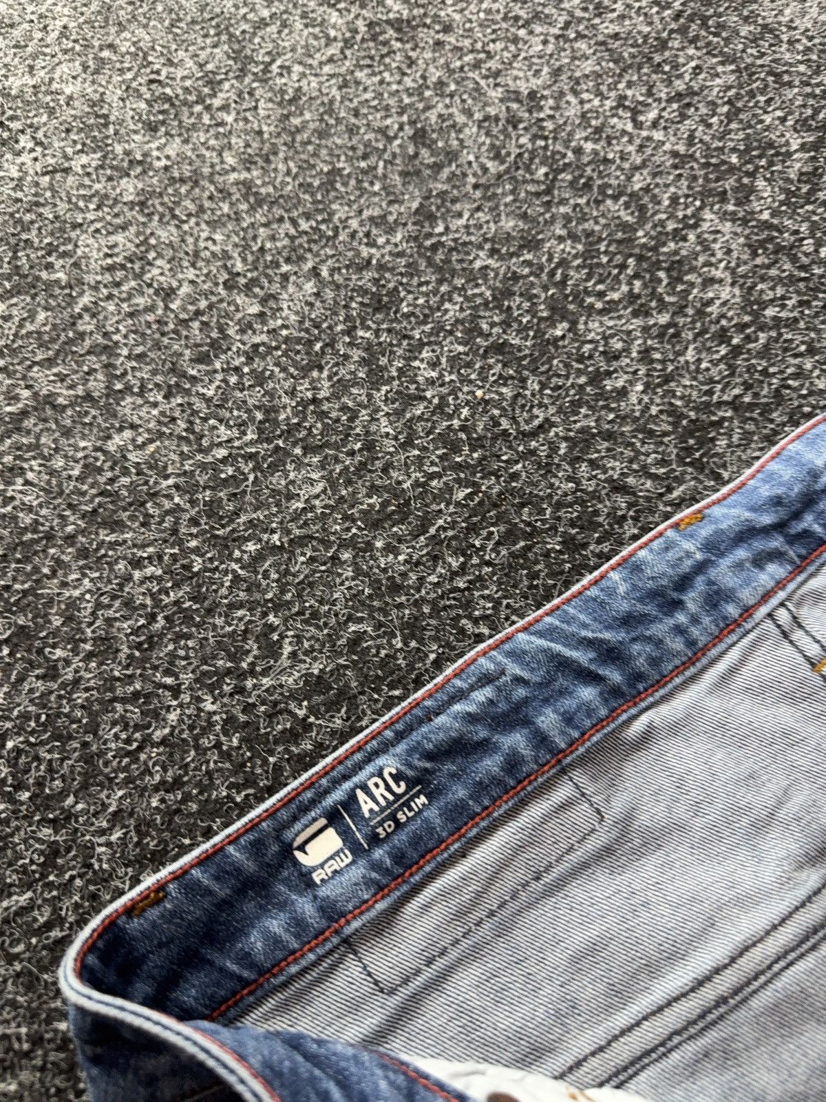 G-Star 00s Y2K G-Star RAW ARC 3D Slim Jeans W32 L34 Vintage Denim Size US 32 / EU 48 - 7 Thumbnail