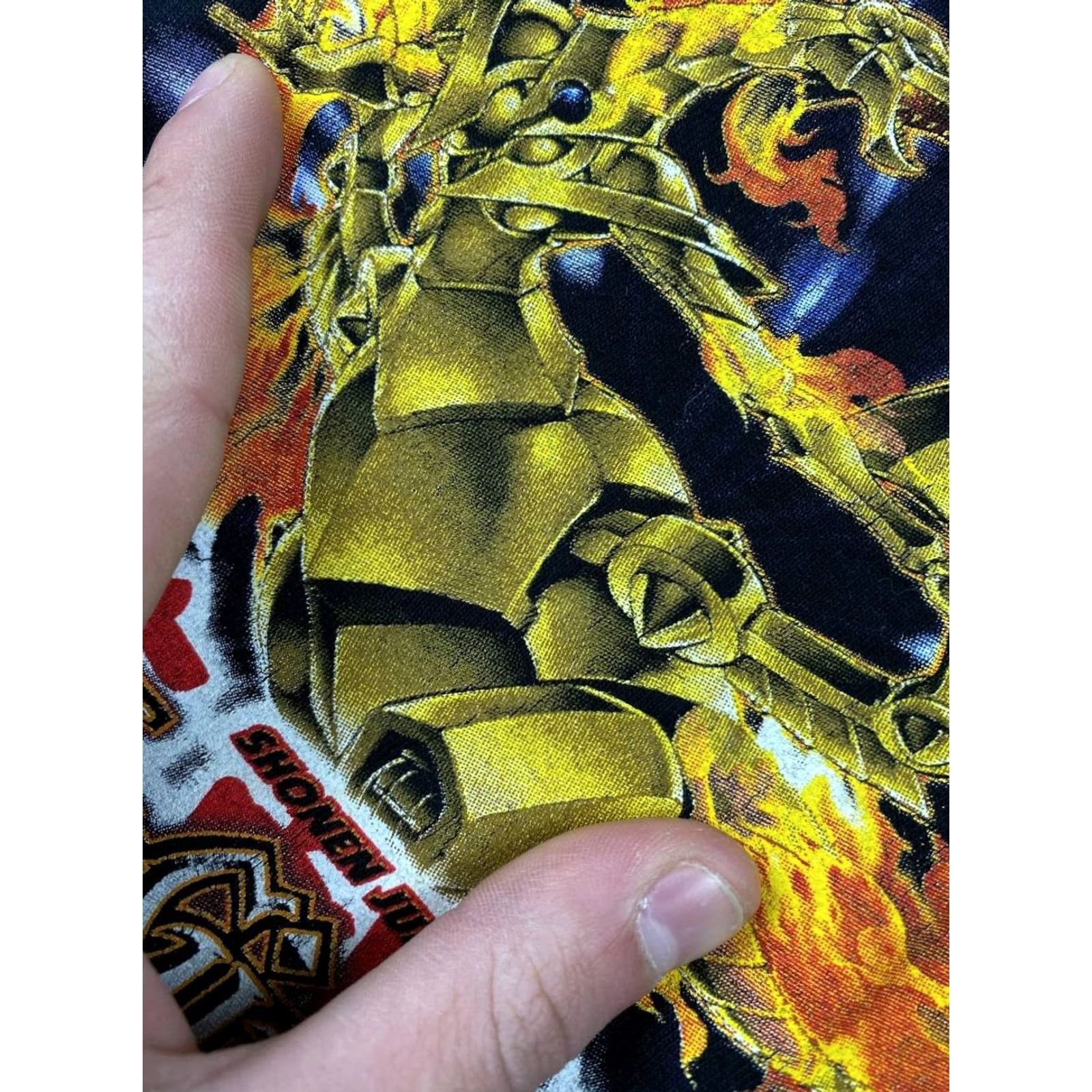 Vintage VINTAGE Yu-Gi-Oh! Flaming 1996 Eternity T-Shirt Men XL Black shirt Shortsleeve Crew Neck Graphic Print Size US XL / EU 56 / 4 - 5 Thumbnail