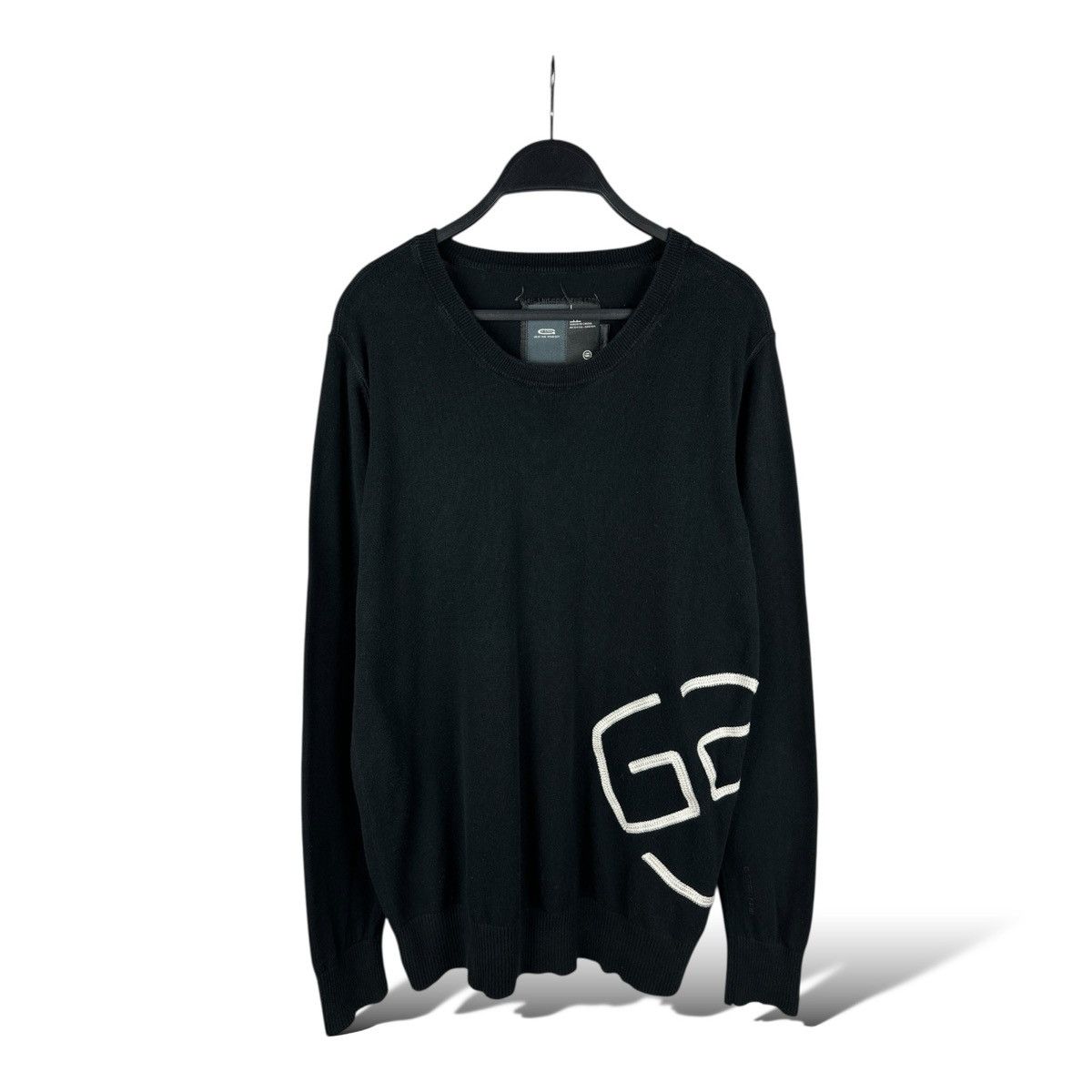 G-Star Vintage Y2K G-Star Shield R Knit Sweater Embroidered Logo Size US L / EU 52-54 / 3 - 1 Thumbnail
