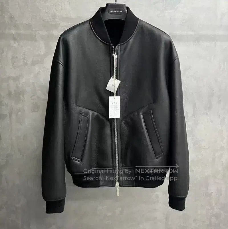 Other Dior Black Leather Bomber Jacket for Men . Size US XL / EU 56 / 4 - 1 Thumbnail