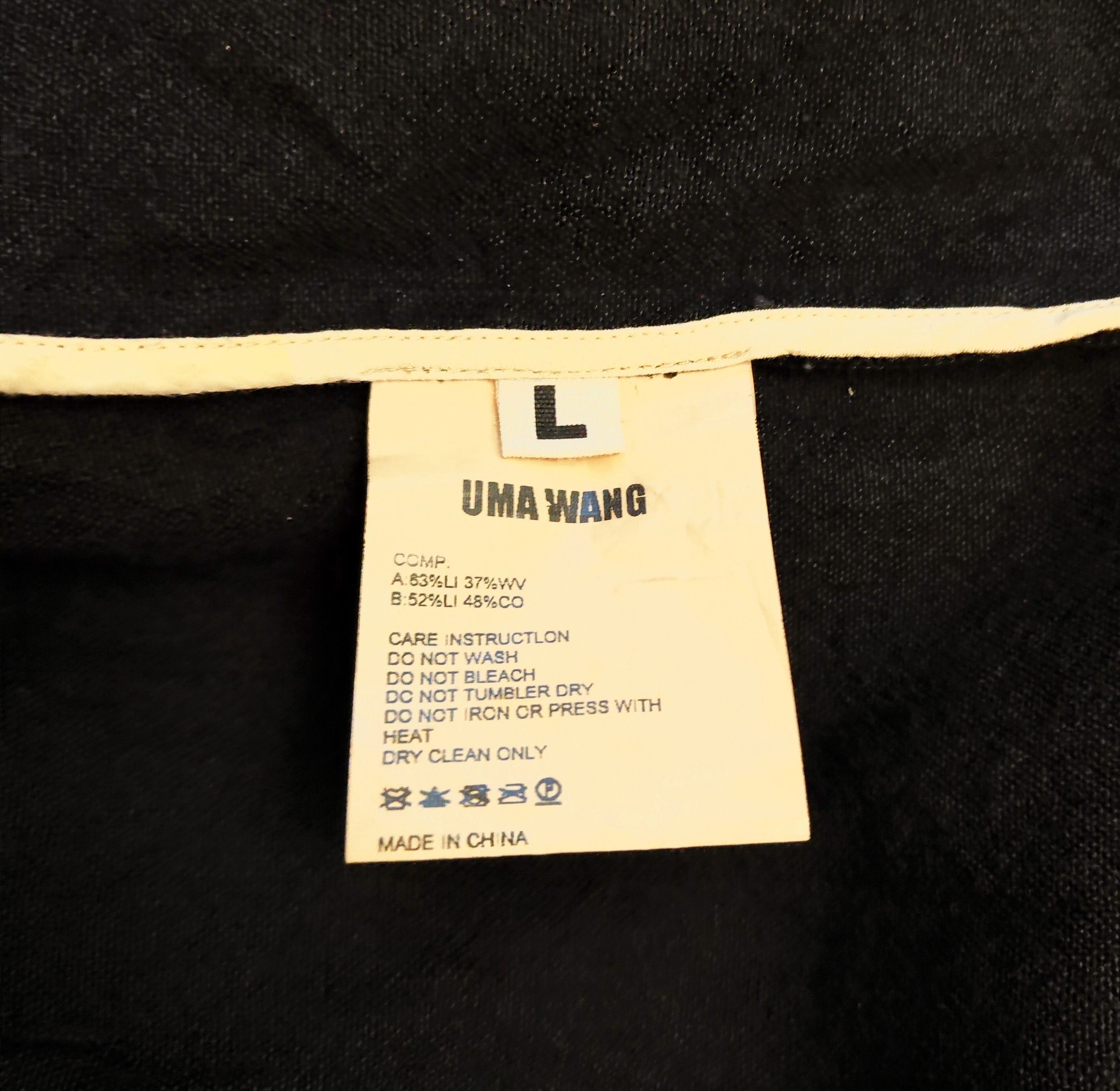 Uma Wang Wide trousers.Like Ziggy Chen or Taichi Murakami Size US 34 / EU 50 - 8 Thumbnail