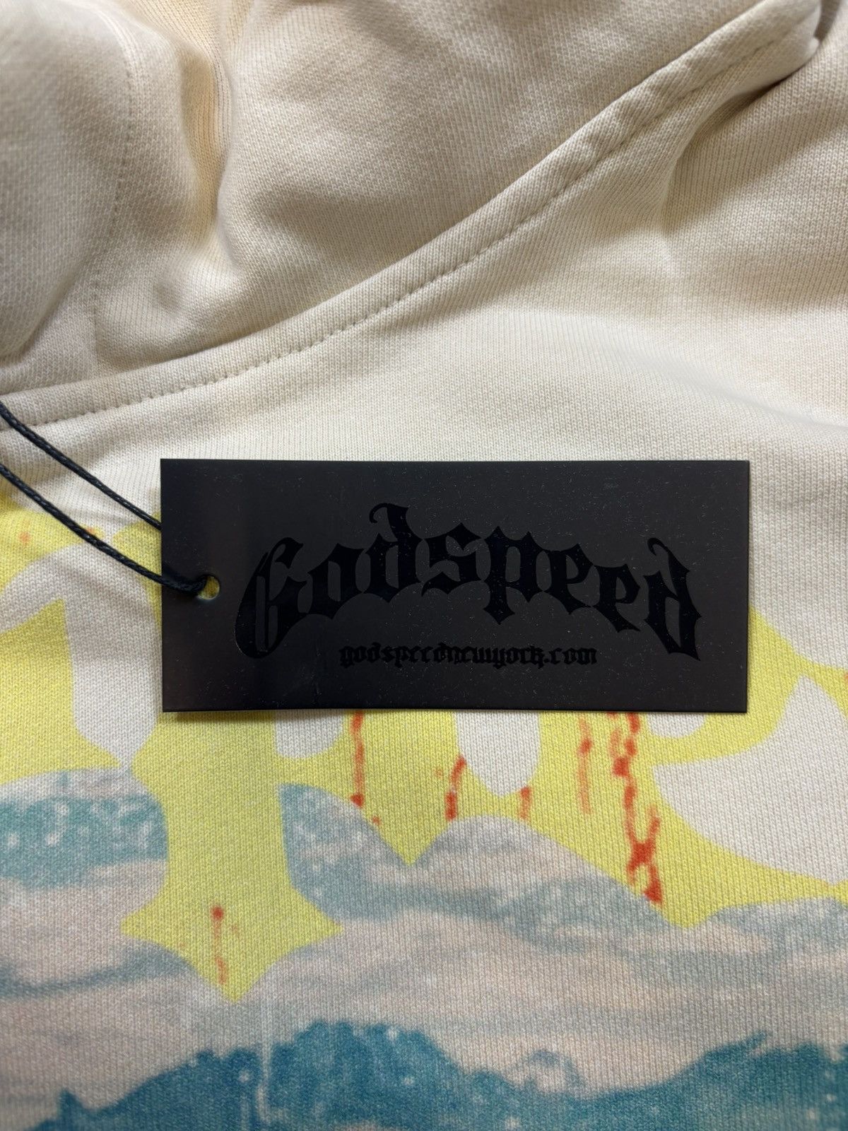 Godspeed Godspeed Long Lonely Road Hoodie, Bone Size US XXL / EU 58 / 5 - 9 Thumbnail