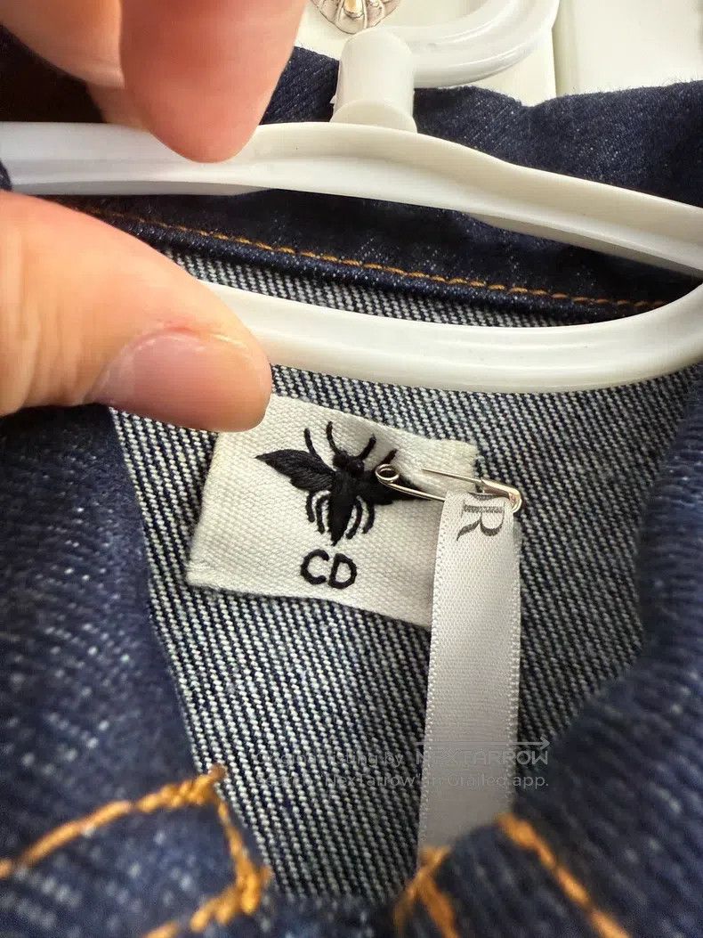 Dior Dior Bee cd denim jacket Size XS / US 0-2 / IT 36-38 - 2 Thumbnail