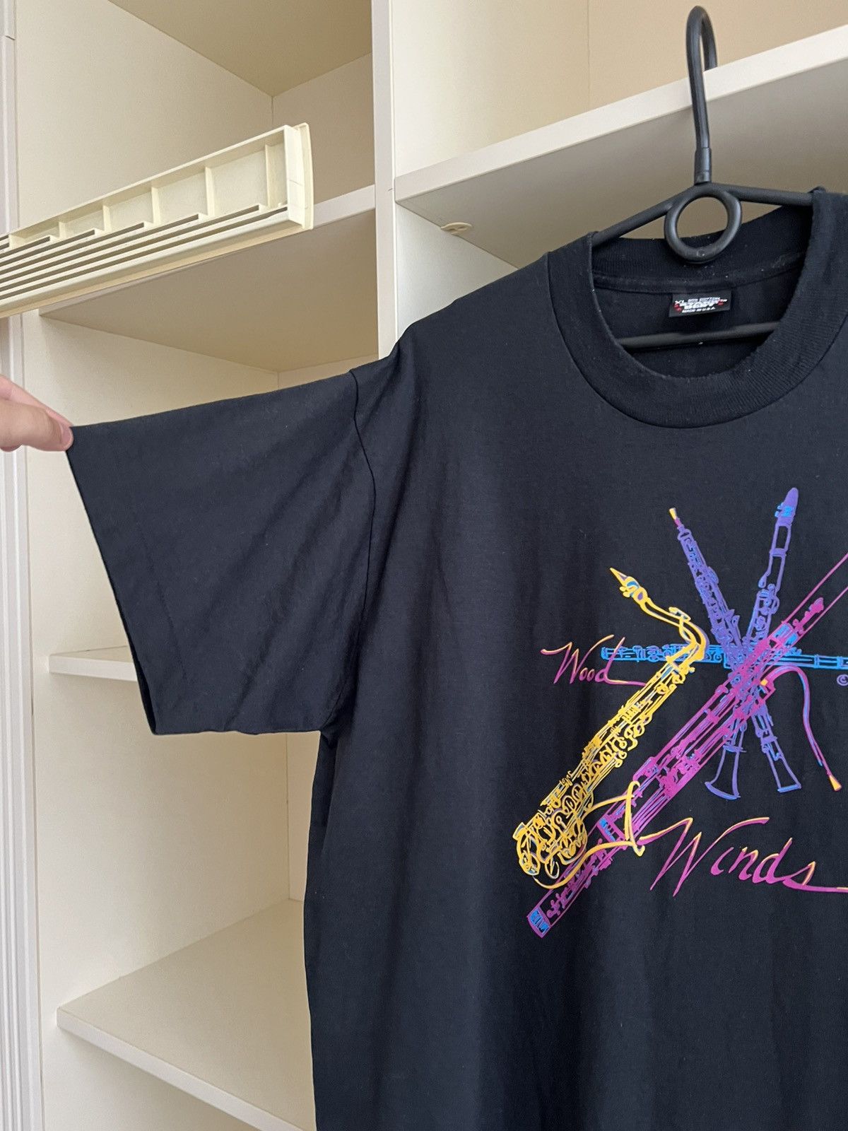 Vintage Vintage 1988 Woodwinds Tee T-Shirt Music Screen Stars Size US XL / EU 56 / 4 - 8 Thumbnail