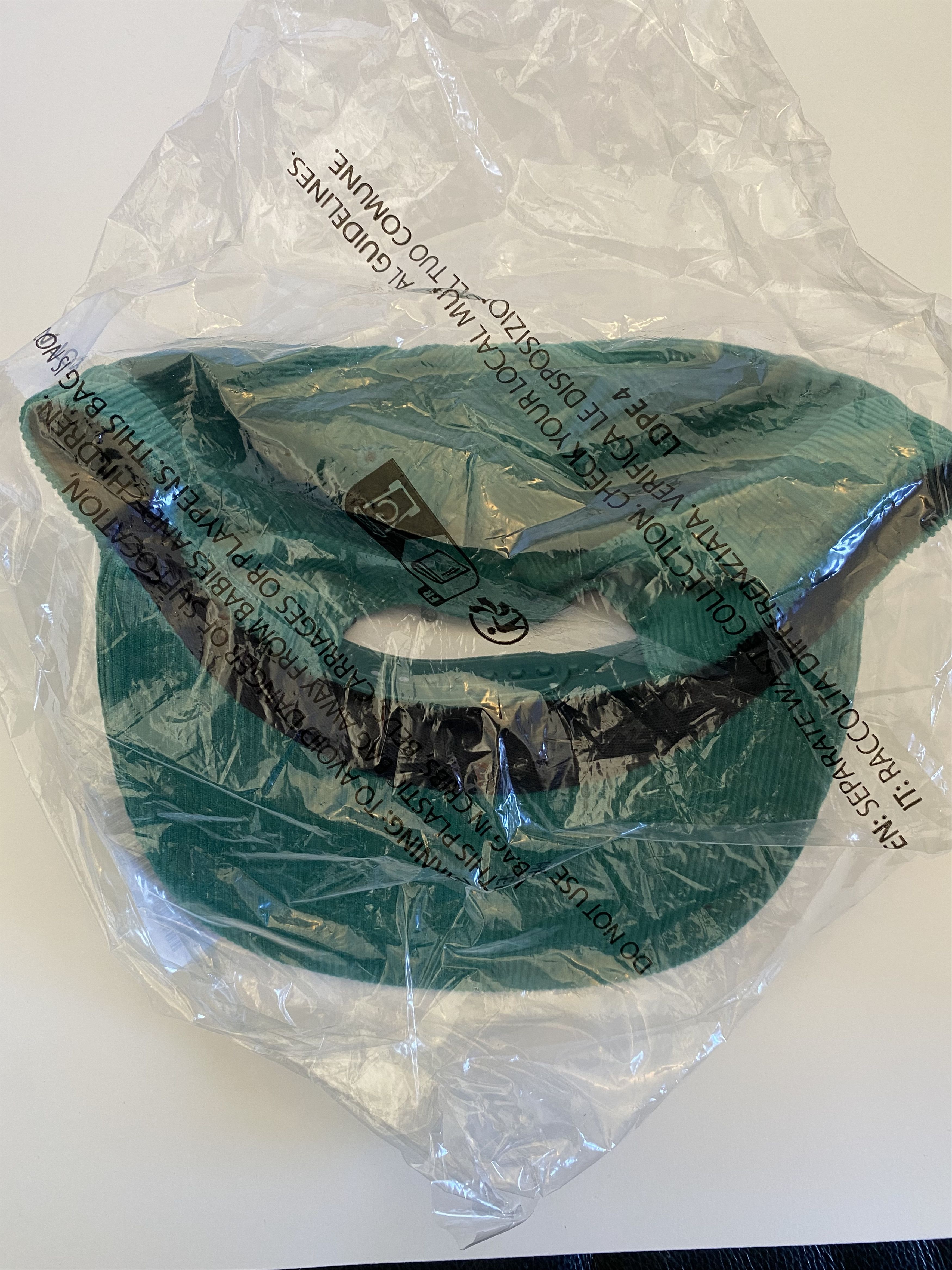 Supreme Champagne Corduroy 5-Panel Hat - Green Size ONE SIZE - 2 Thumbnail