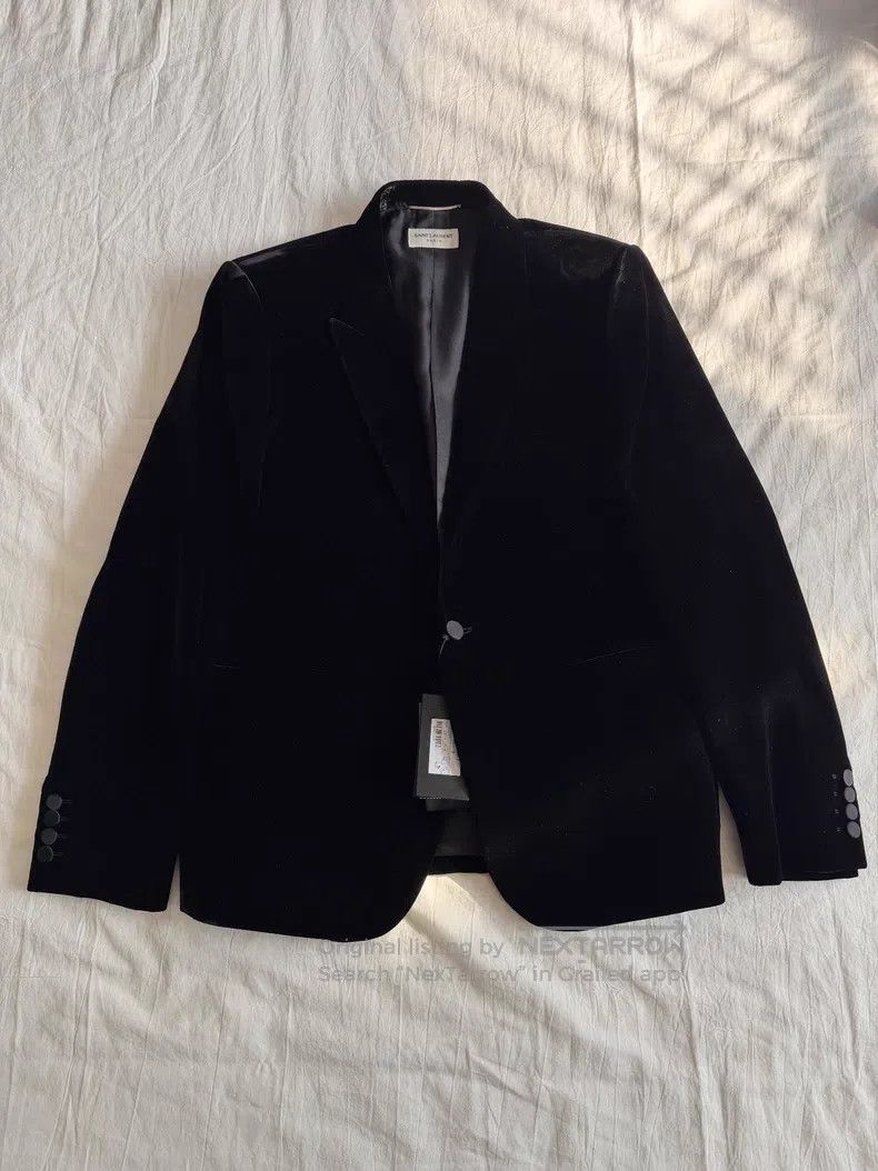 Saint Laurent Paris Saint Laurent Paris Velvet Suit Size US M / EU 48-50 / 2 - 2 Thumbnail