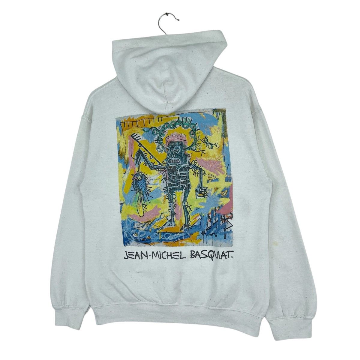 Jean-Michel Basquiat × Vintage Artwork Big Logo Hoodie Size US M / EU 48-50 / 2 - 3 Thumbnail