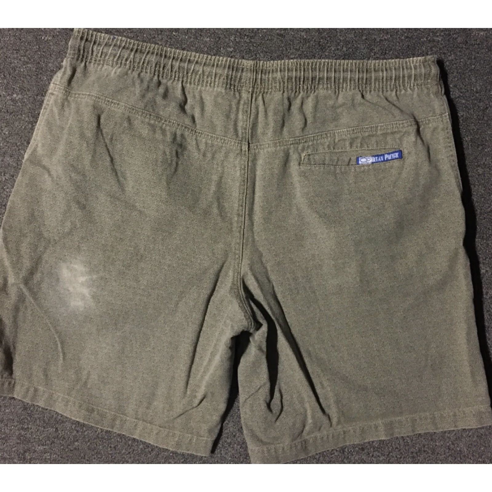 Ocean Pacific VINTAGE Ocean Pacific Shorts L Brown 90s 80s Surf Skate Nautical Beach Mens Size US 33 - 3 Thumbnail