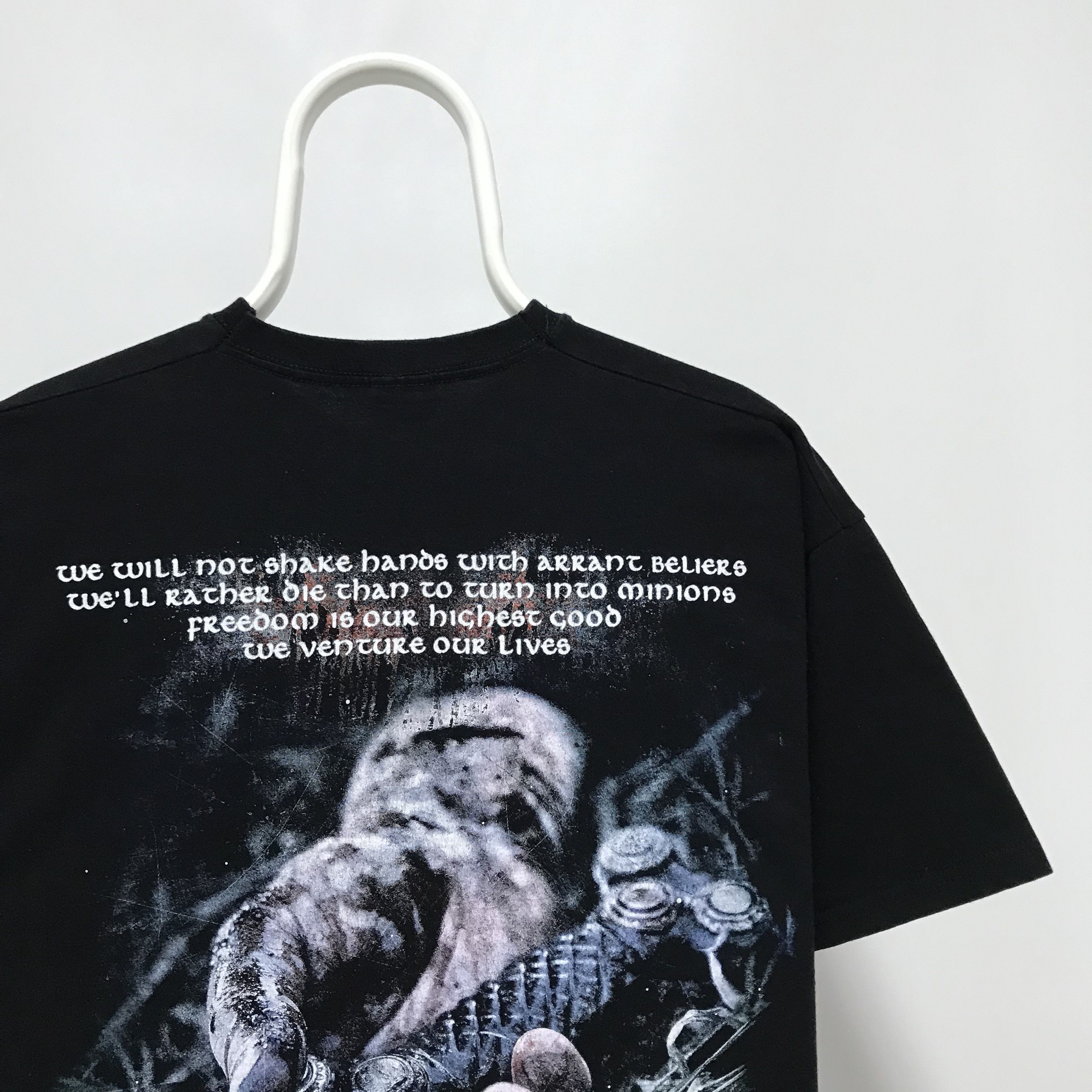 Band Tees ELUVEITIE Vintage T-Shirt Rock Band Tee 90s Rare Folk Metal Size US XL / EU 56 / 4 - 4 Thumbnail