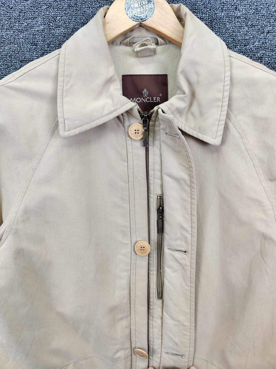 Moncler Nice 🔥 Vintage Moncler Trench Chore Winter Jacket Size US M / EU 48-50 / 2 - 8 Thumbnail