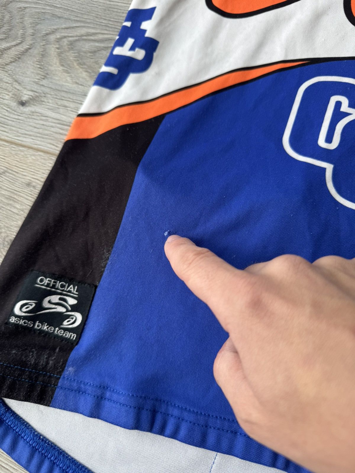 Asics Vintage 90s Asics Bike Team Official Cycling Jersey Size US M / EU 48-50 / 2 - 6 Thumbnail