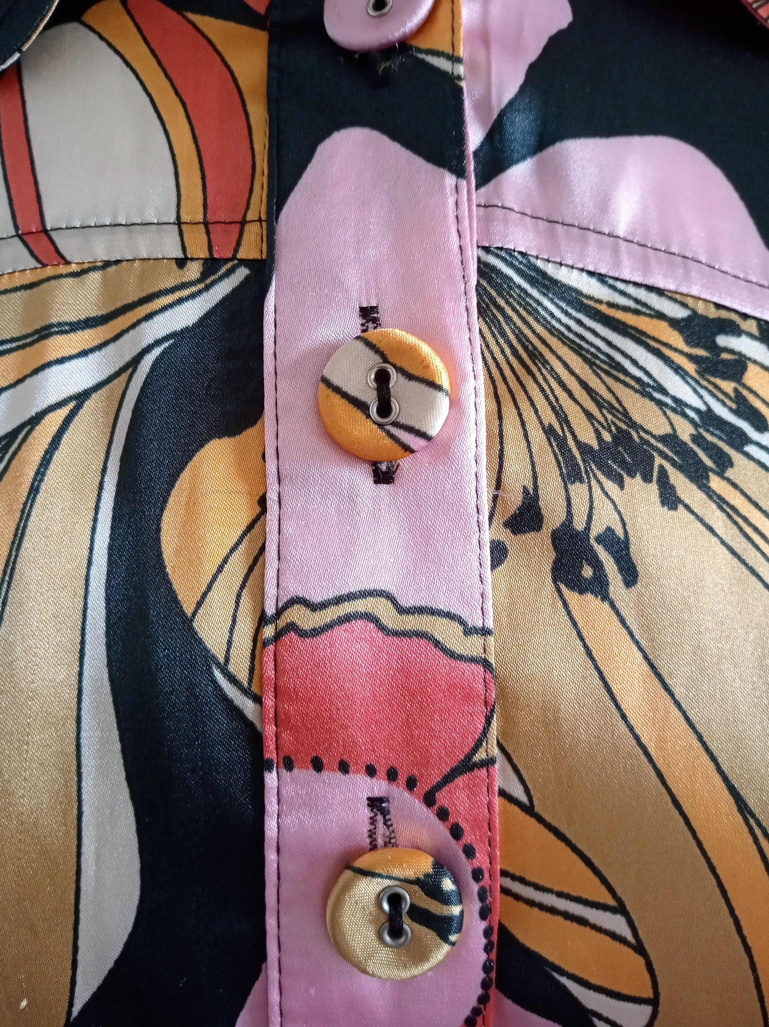 NEXT × Vintage Boho Vintage NEXT satin blouse Size M / US 6-8 / IT 42-44 - 12 Thumbnail