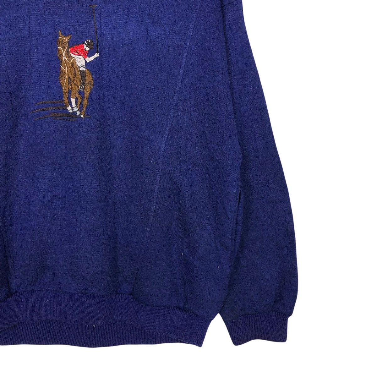 Japanese Brand 🔥VINTAGE SWEATSHIRT POLO PLAYER DESIGN BIG LOGO Size US M / EU 48-50 / 2 - 7 Thumbnail