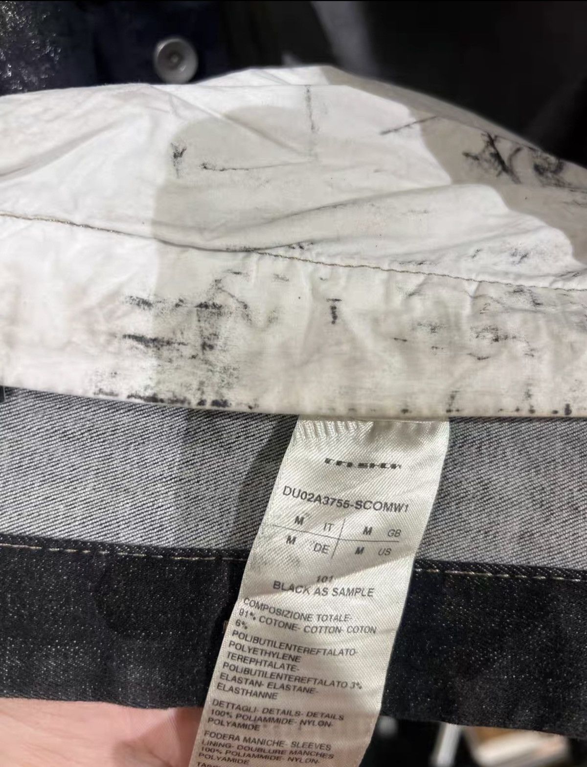 Rick Owens Rick Owens 2022 Worker Jacket Waxed Canvas & Denim Patchwork Size US M / EU 48-50 / 2 - 6 Thumbnail