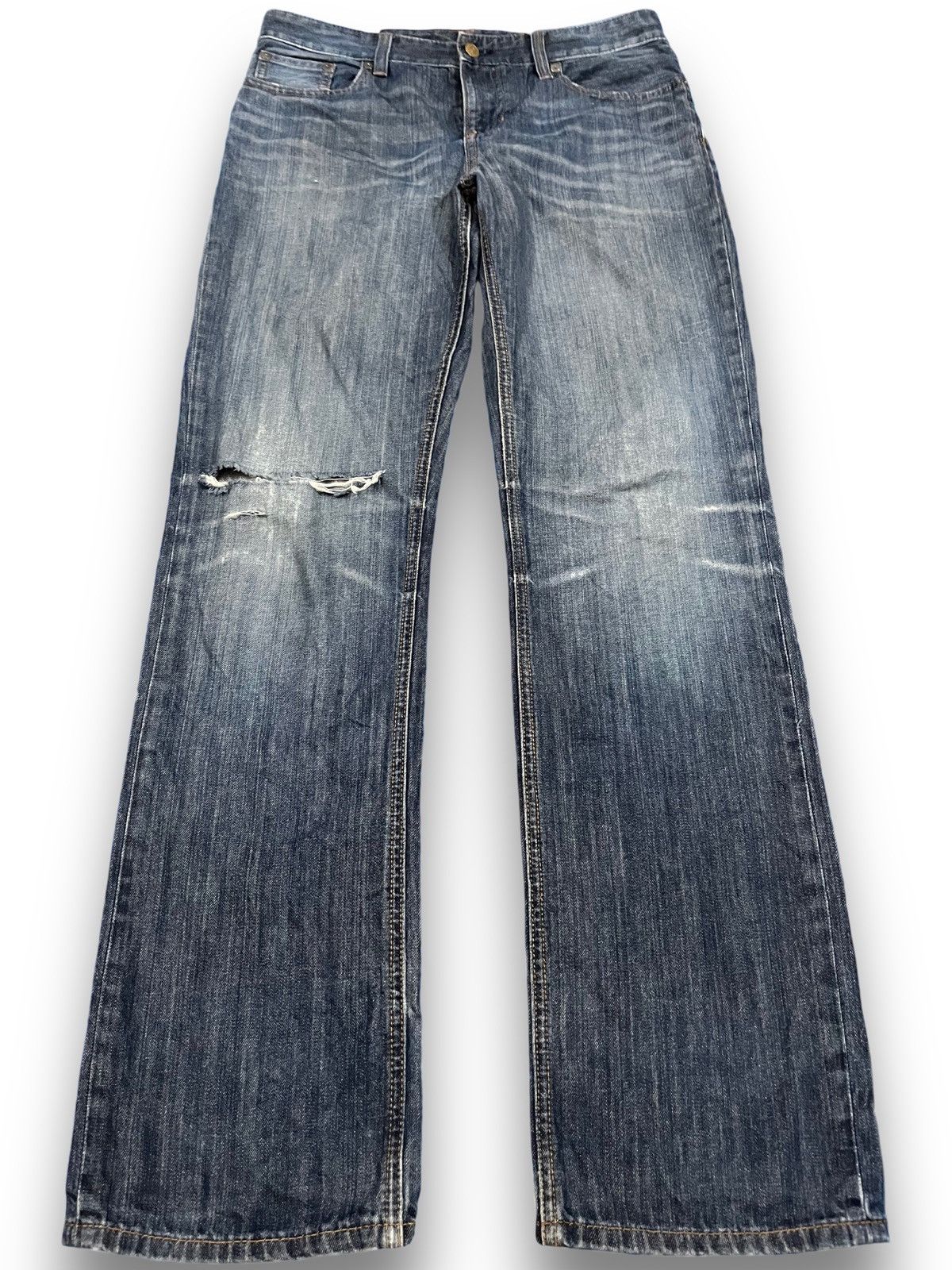 Lauren Ralph Lauren × Polo Ralph Lauren × Ralph Lauren Vintage Polo Ralph Lauren Distressed Denim Size US 33 - 1 Thumbnail