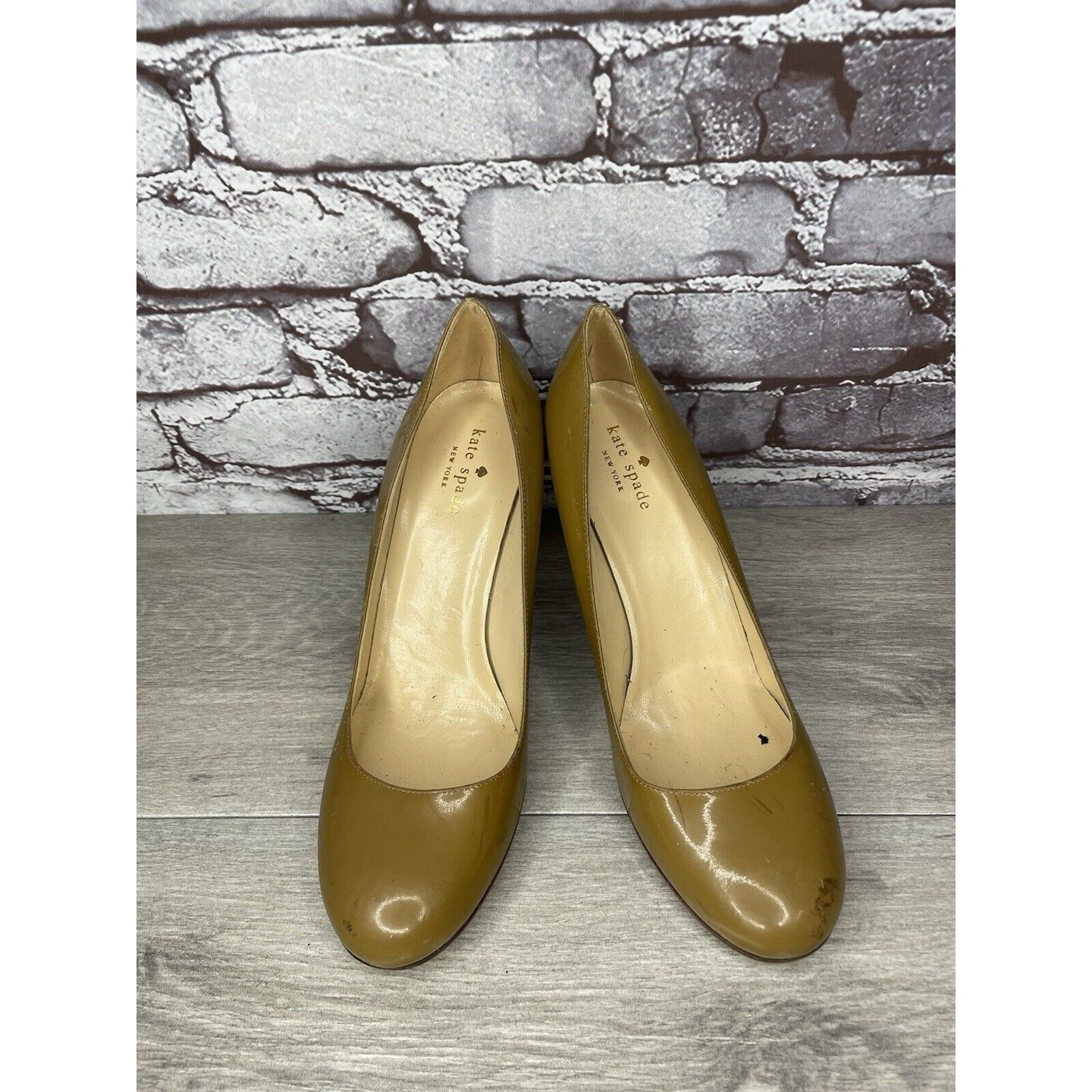 Kate Spade Kate Spade Camel Patent Leather Pump Dress High Heels Women’ Size US 9.5 / IT 39.5 - 2 Thumbnail