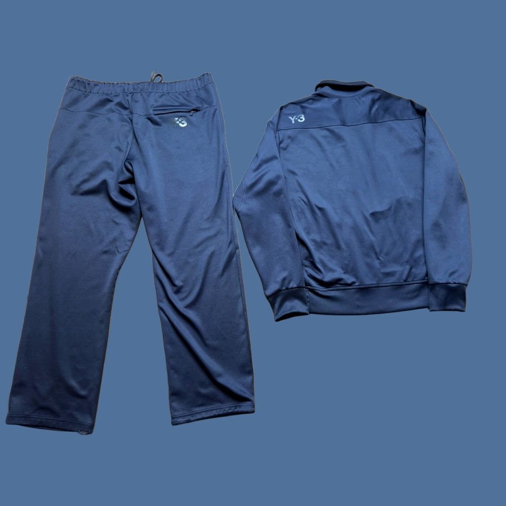 Adidas Y2K Adidas Y-3 Yohji Yamamoto Tech Track Suit Jacket Pants Blue Mens 2XL Full Zip Size 48R - 1 Thumbnail