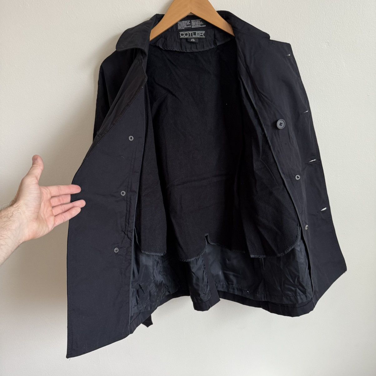 Vintage Cotler Trench Coat Women’s Belted Double Breasted New Tags Size S / US 4 / IT 40 - 8 Thumbnail