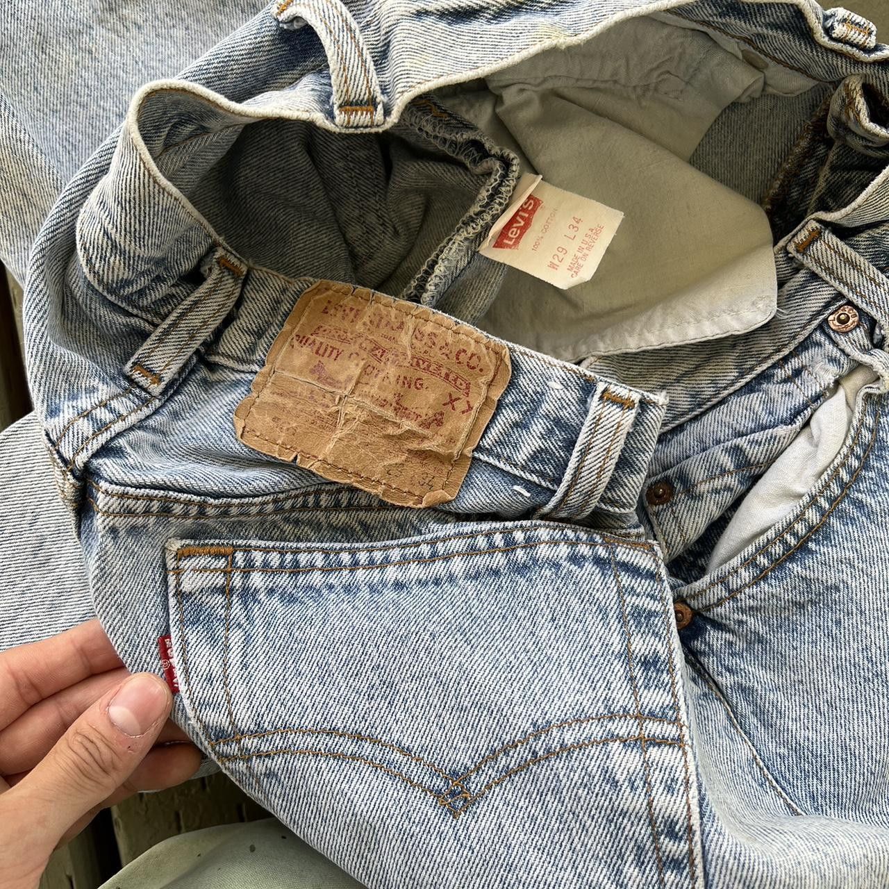 Levi's Vintage Levis 501 Jeans Men 26x30 Made in USA Button Fly Size US 26 / EU 42 - 5 Thumbnail