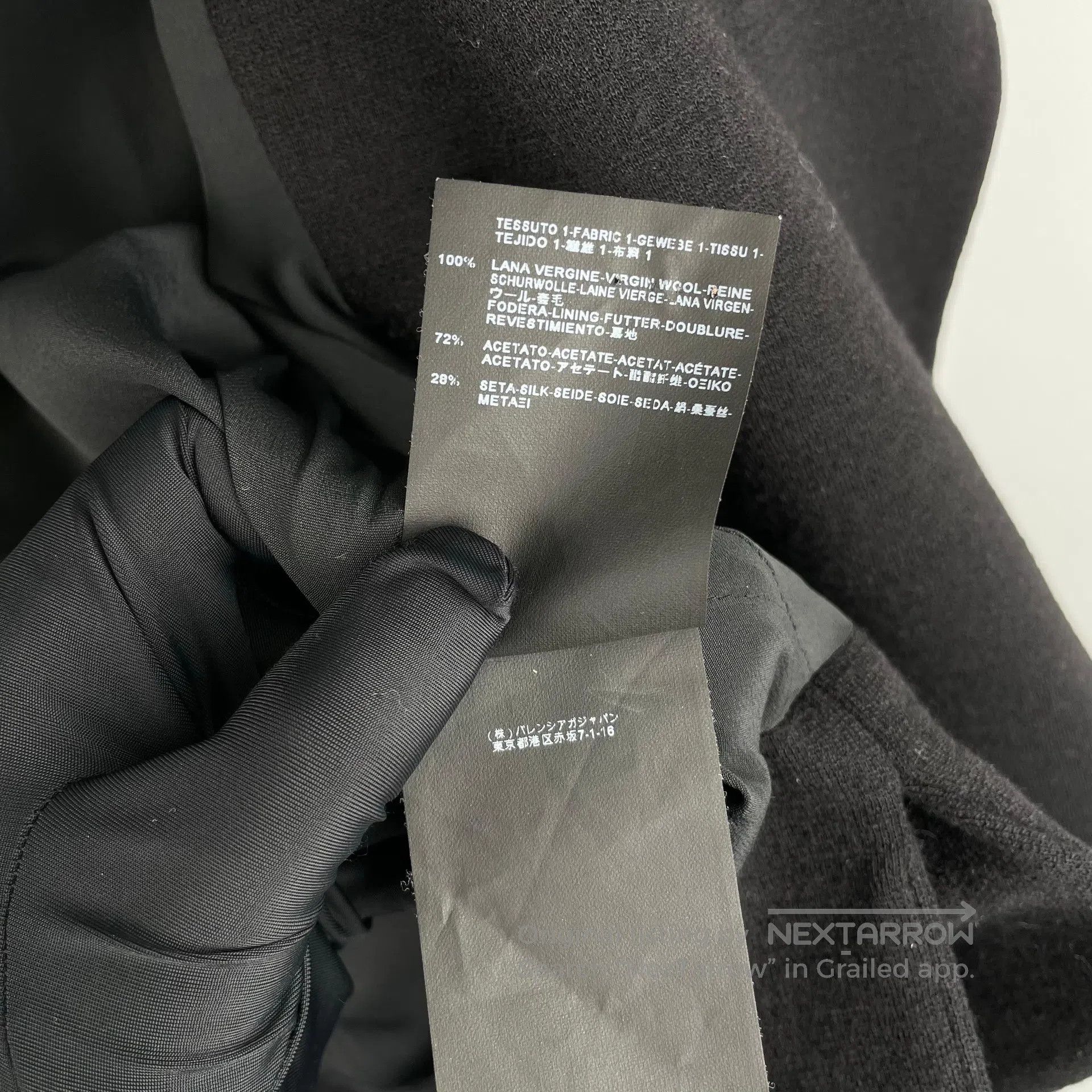 Balenciaga Balenciaga Black pure wool coat| Size XS / US 0-2 / IT 36-38 - 7 Thumbnail