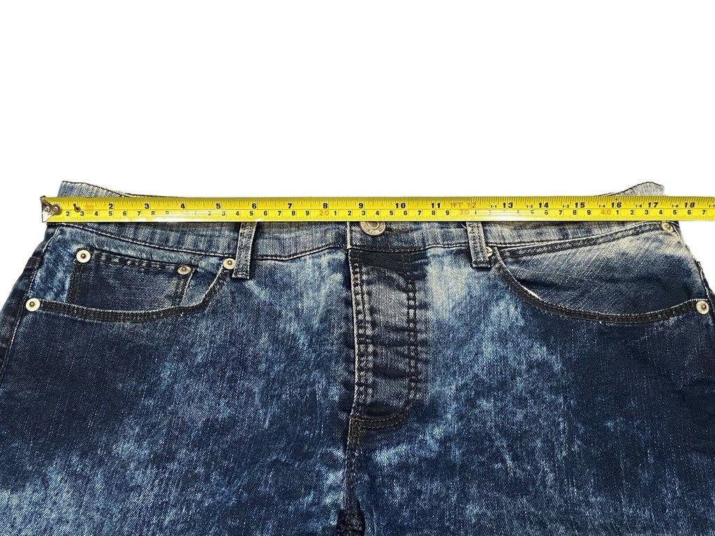 River Island River Island Man Acid Wash Skinny Stretch Slim Jeans 34/32 Size US 34 / EU 50 - 8 Thumbnail