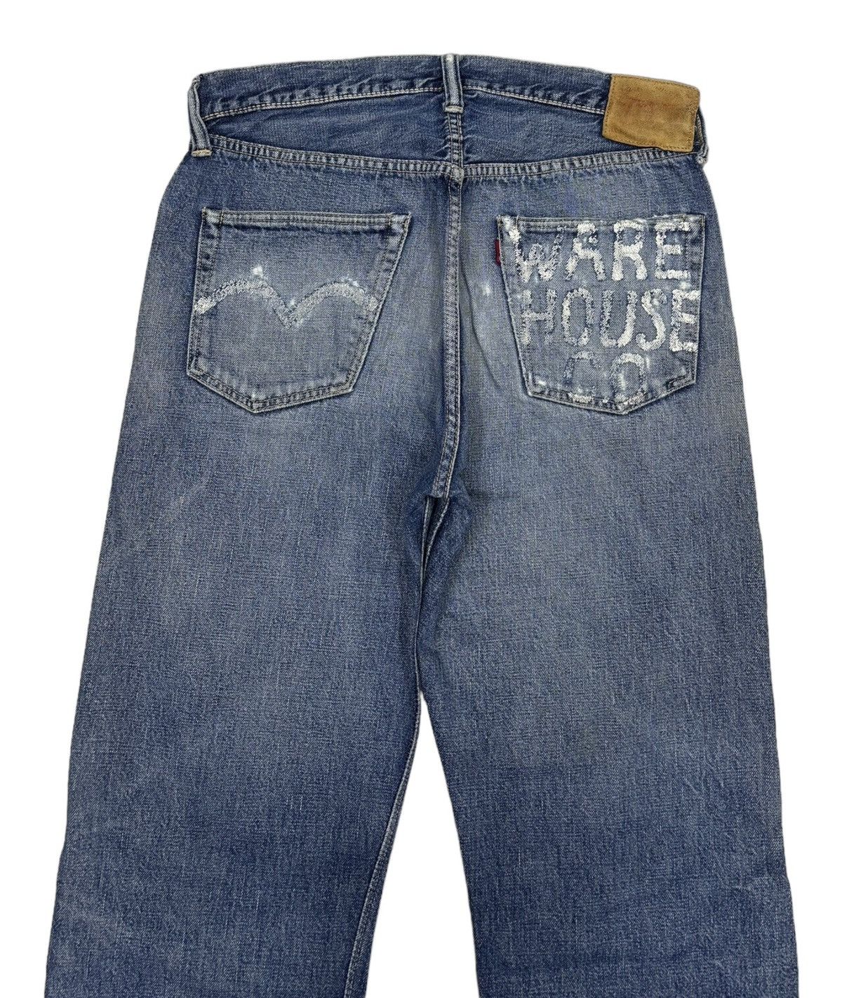 Kapital Warehouse Selvedge Denim Jeans Distressed Denim Size US 32 / EU 48 - 6 Thumbnail